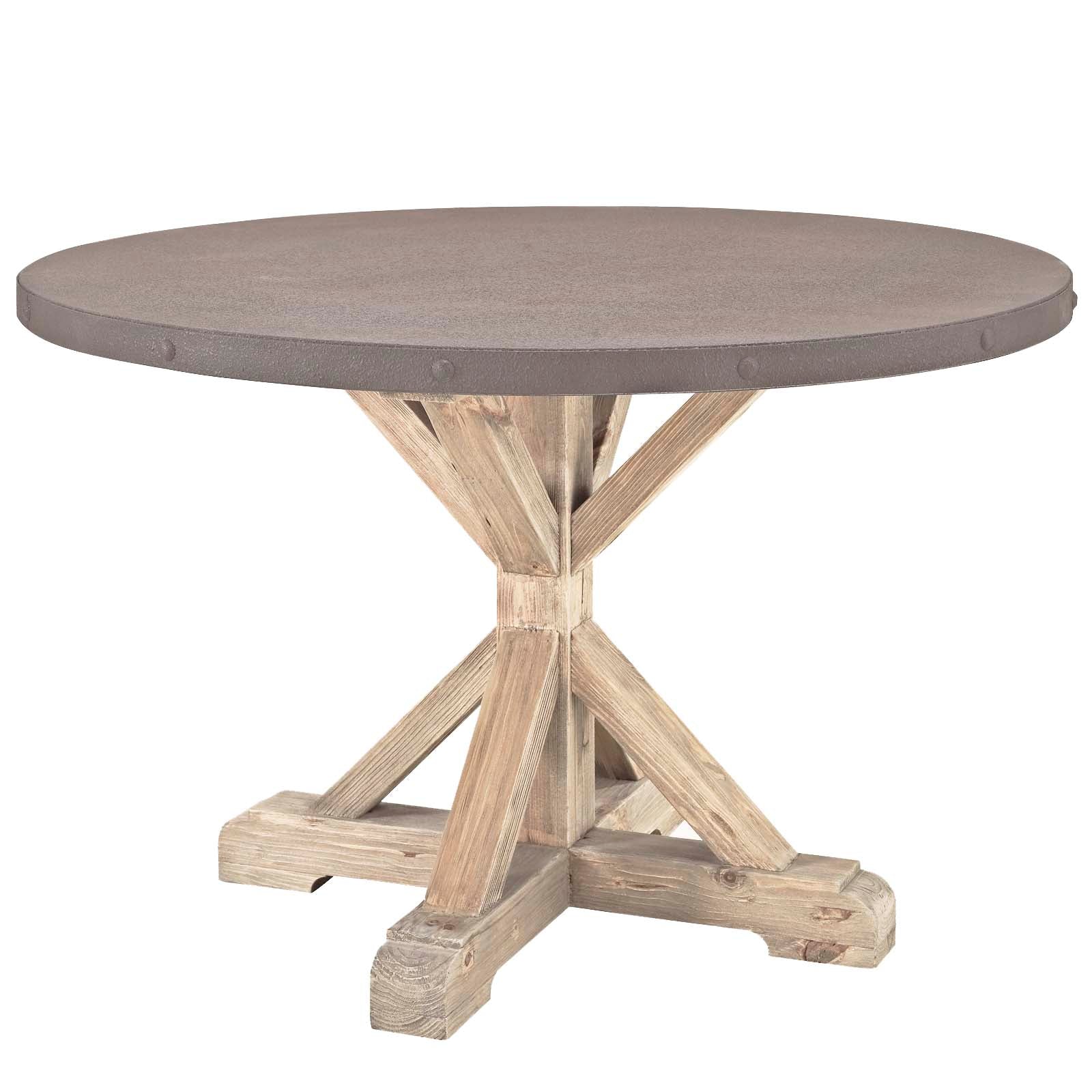 Stitch Round Wood Top Dining Table By Modway - EEI-1207 - Image 2