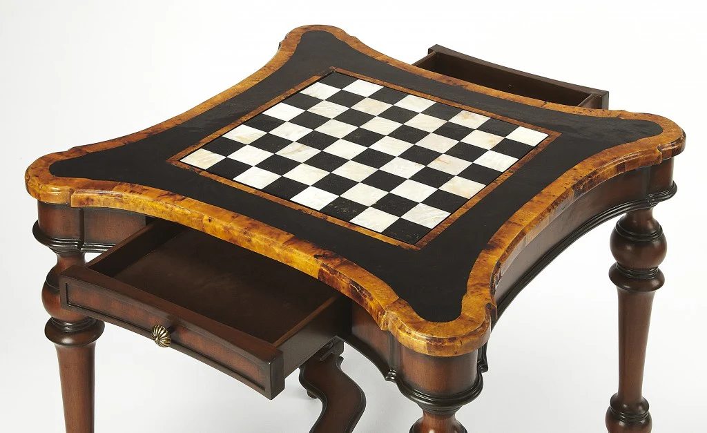 Stone Game Table By Homeroots - Image 2