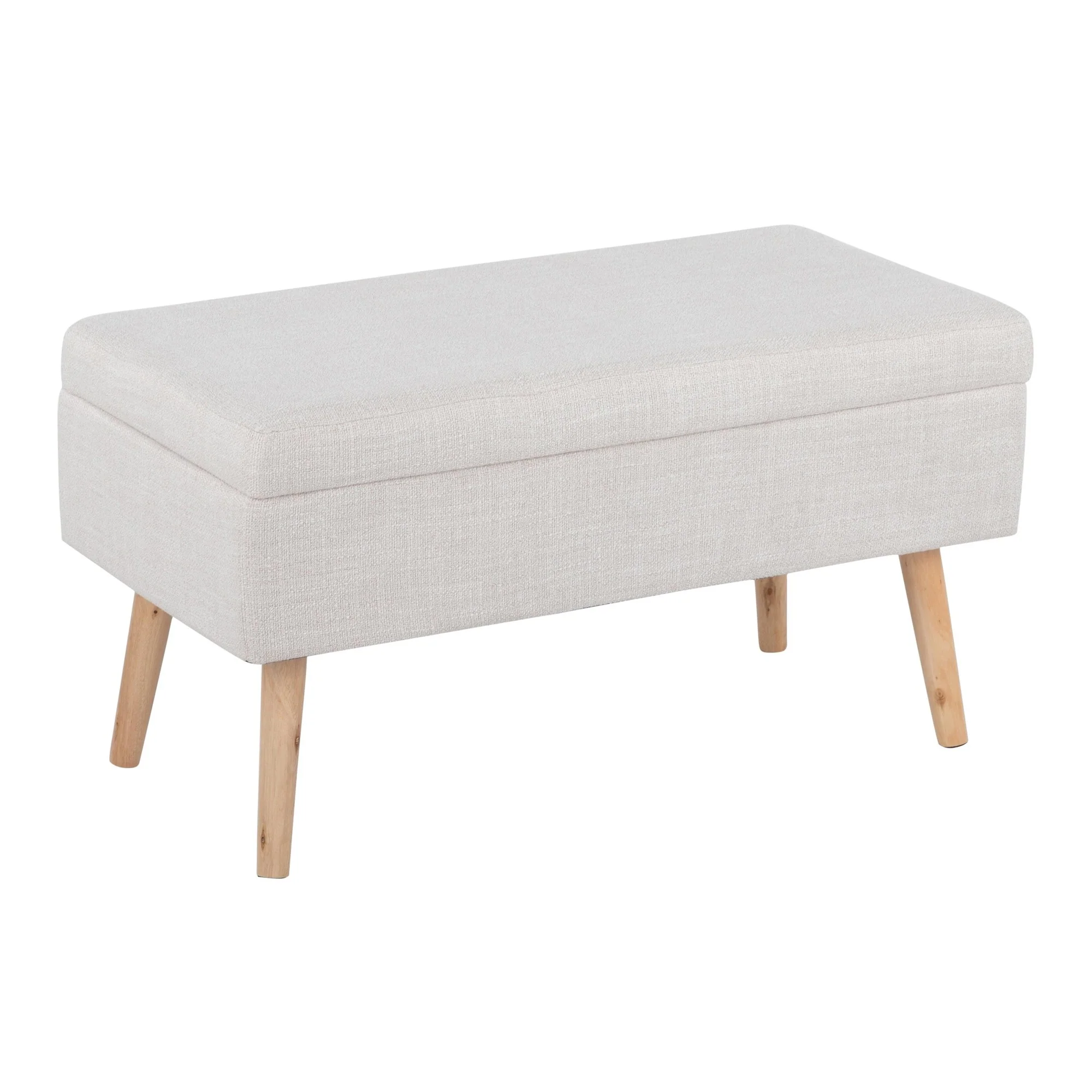 Storage Bench Beige By LumiSource - Image 2