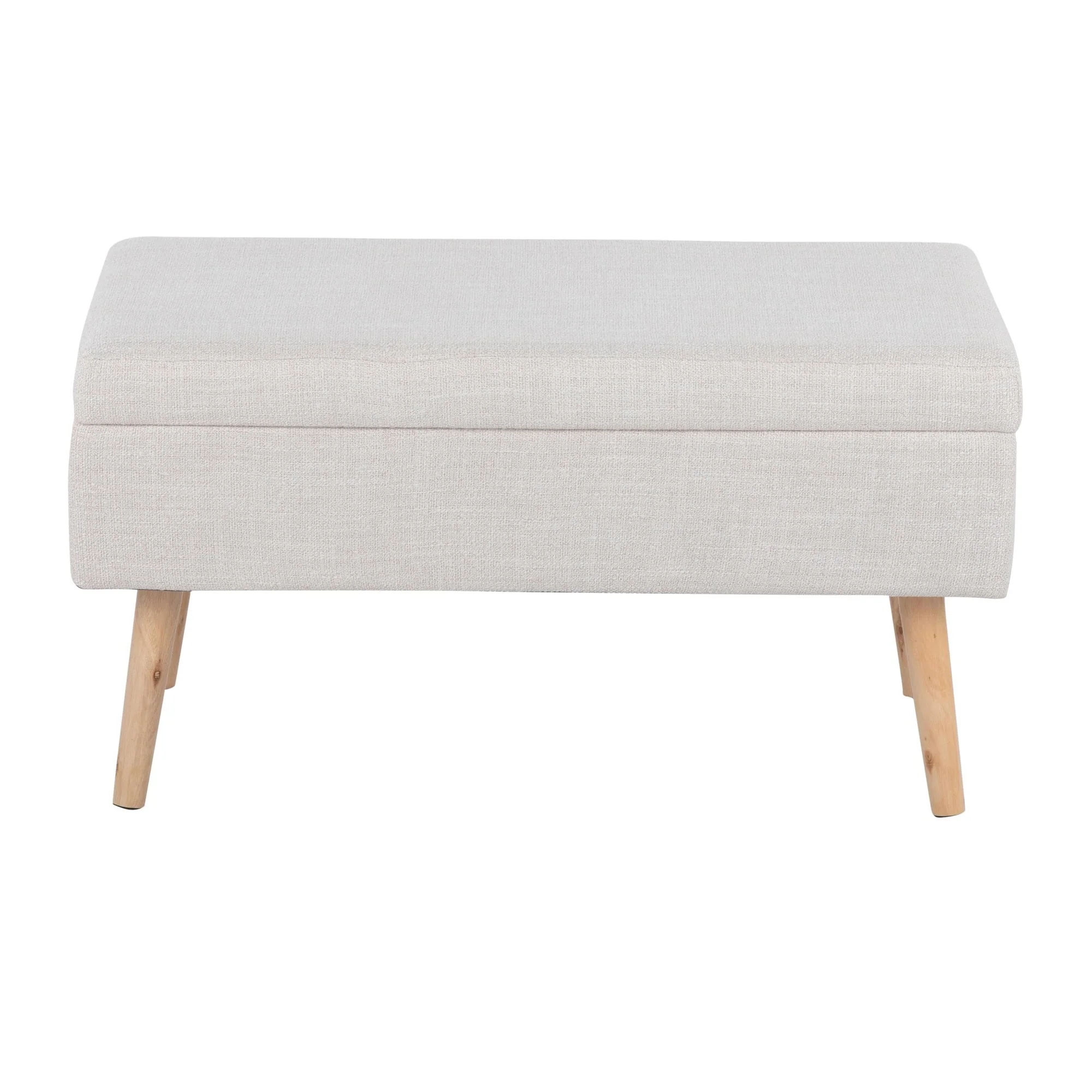 Storage Bench Beige By LumiSource - Image 3