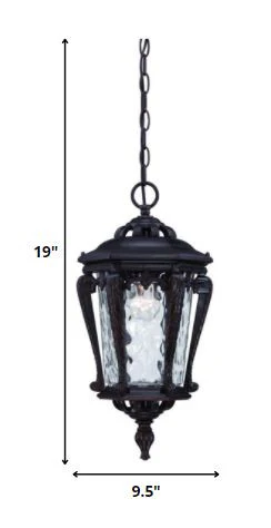 Stratford 1-Light Architectural Bronze Hanging Light By Homeroots - Image 5