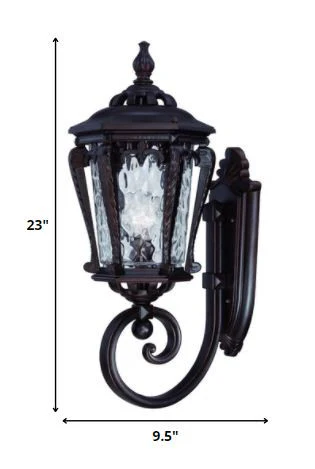 Stratford 1-Light Architectural Bronze Wall Light By Homeroots - 398528 - Image 5