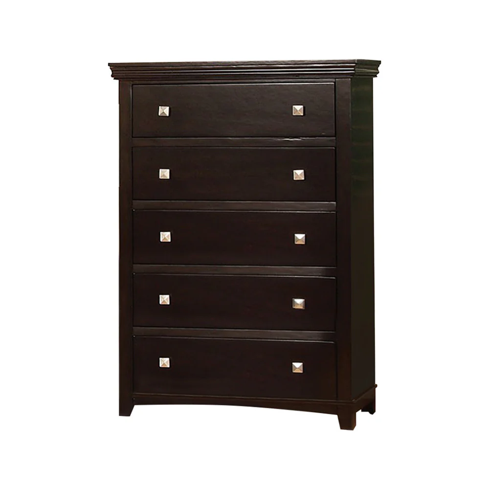 Sturdy Capacious Wooden Chest, Brown By Benzara - Image 2