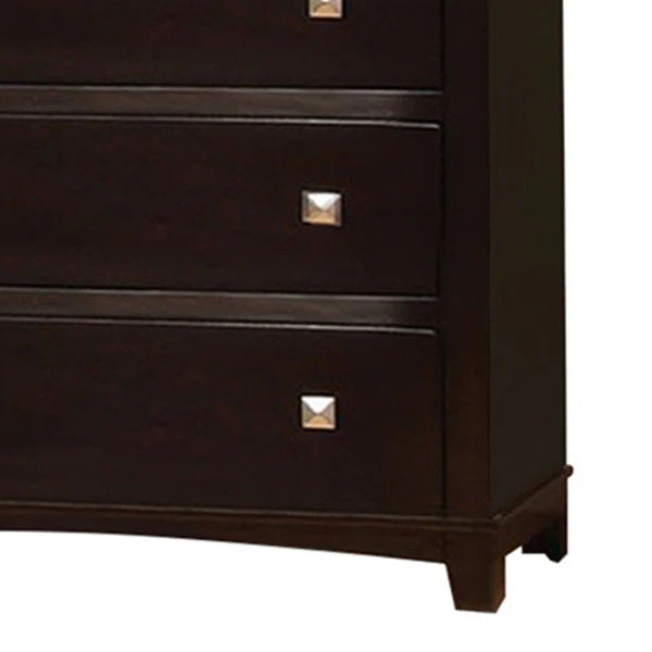 Sturdy Capacious Wooden Chest, Brown By Benzara - Image 5