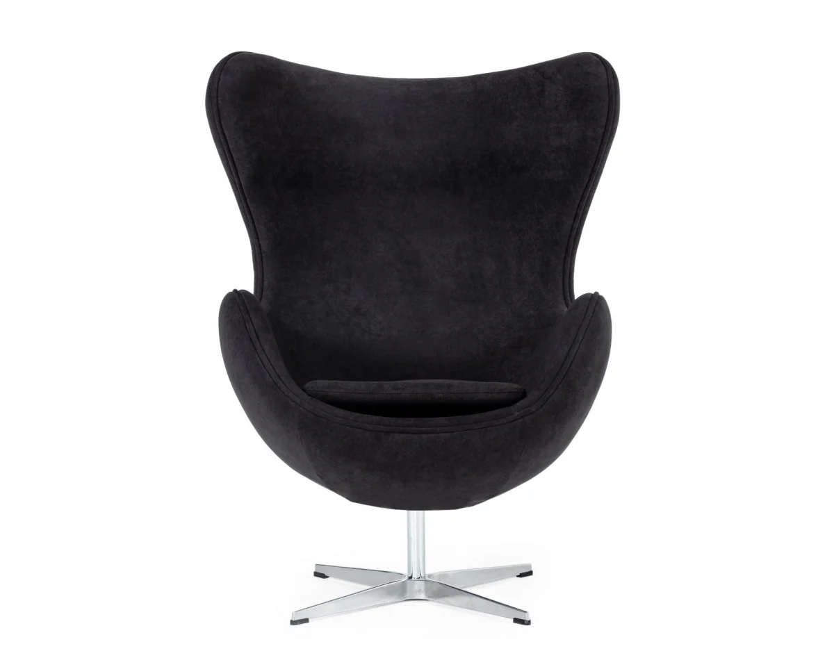 Stylish Mid Century Dark Orange Fabric Swivel Accent Chair By Homeroots - Image 10