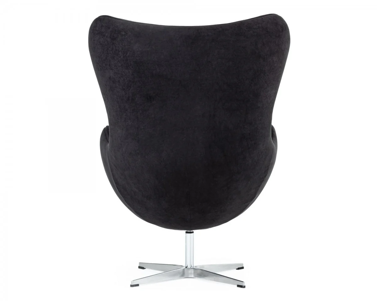 Stylish Mid Century Dark Orange Fabric Swivel Accent Chair By Homeroots - Image 11