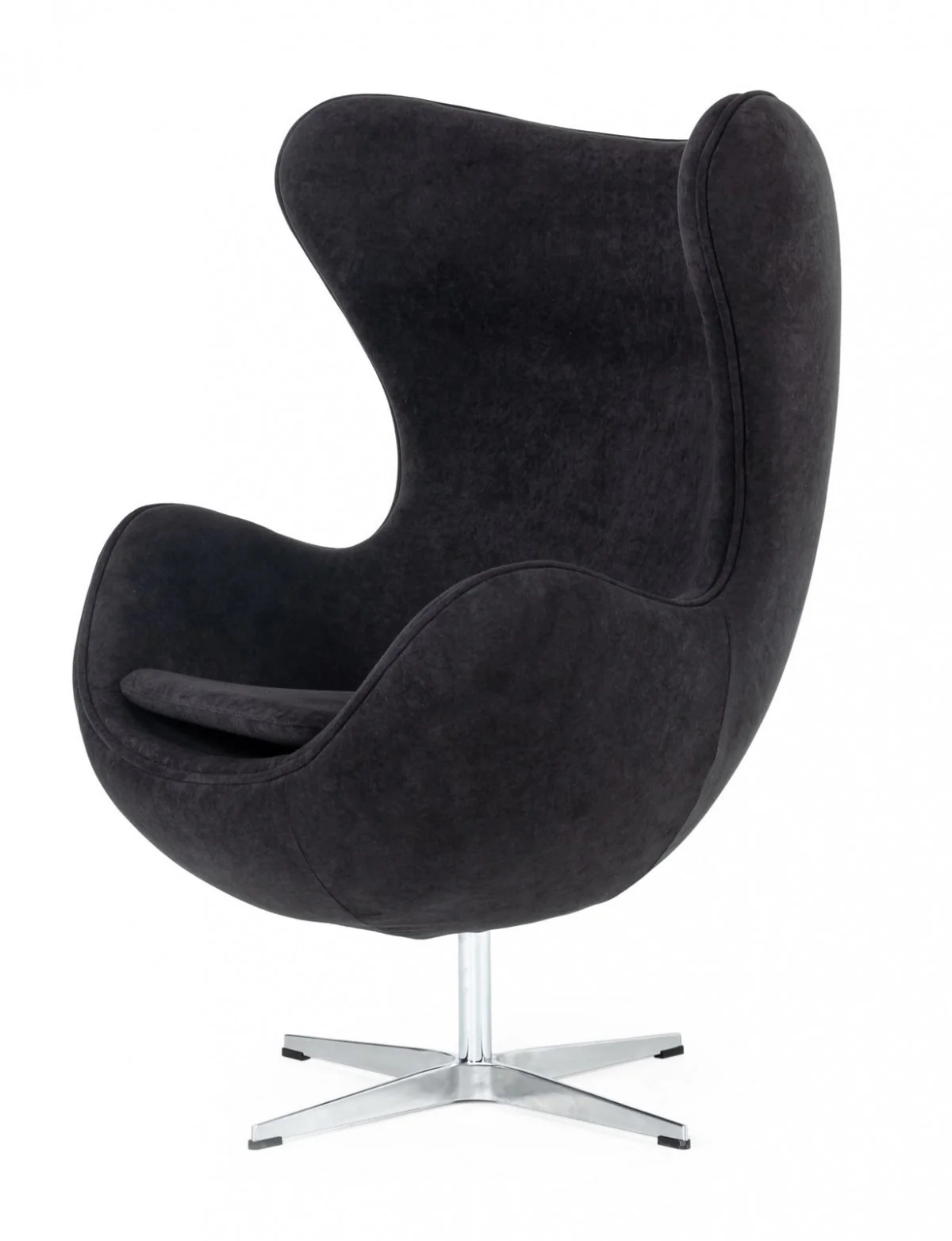 Stylish Mid Century Dark Orange Fabric Swivel Accent Chair By Homeroots - Image 8