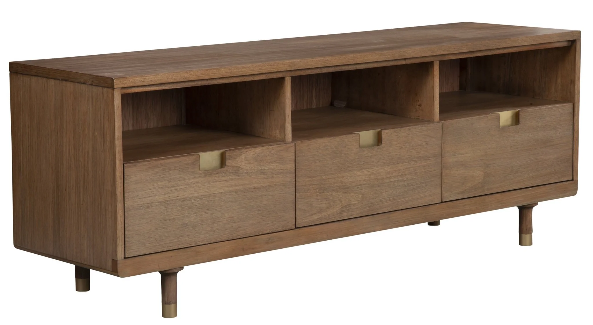 Stylish Sand TV Console By Homeroots - Image 3