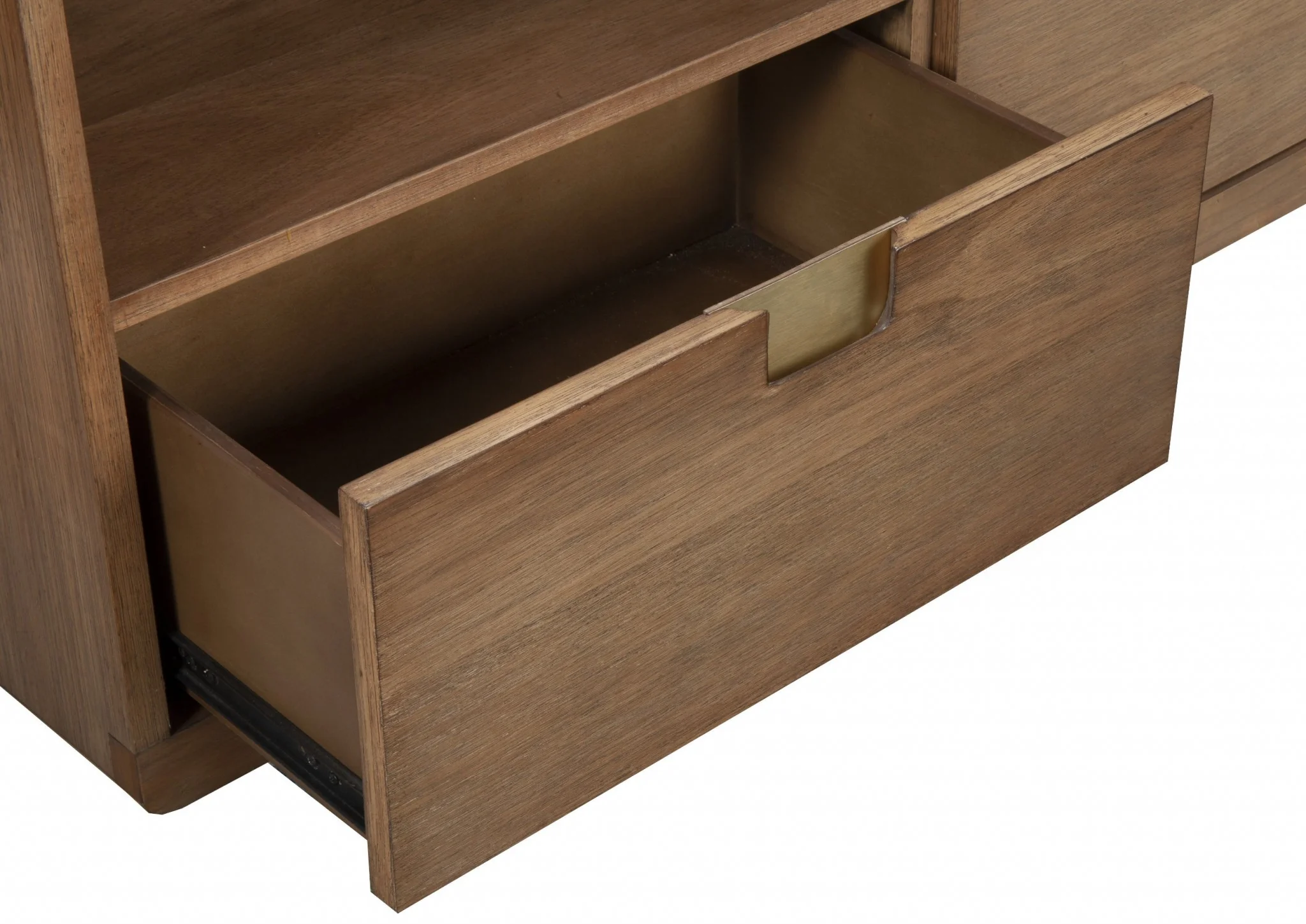 Stylish Sand TV Console By Homeroots - Image 4