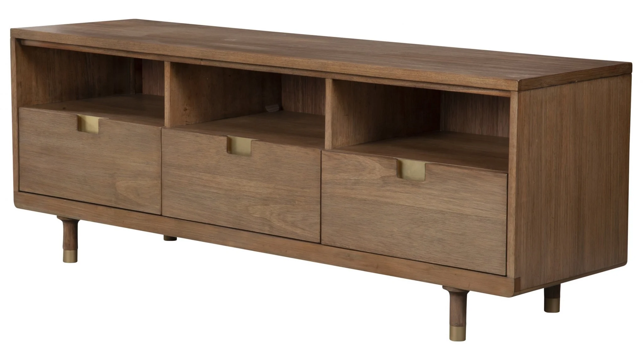 Stylish Sand TV Console By Homeroots - Image 6