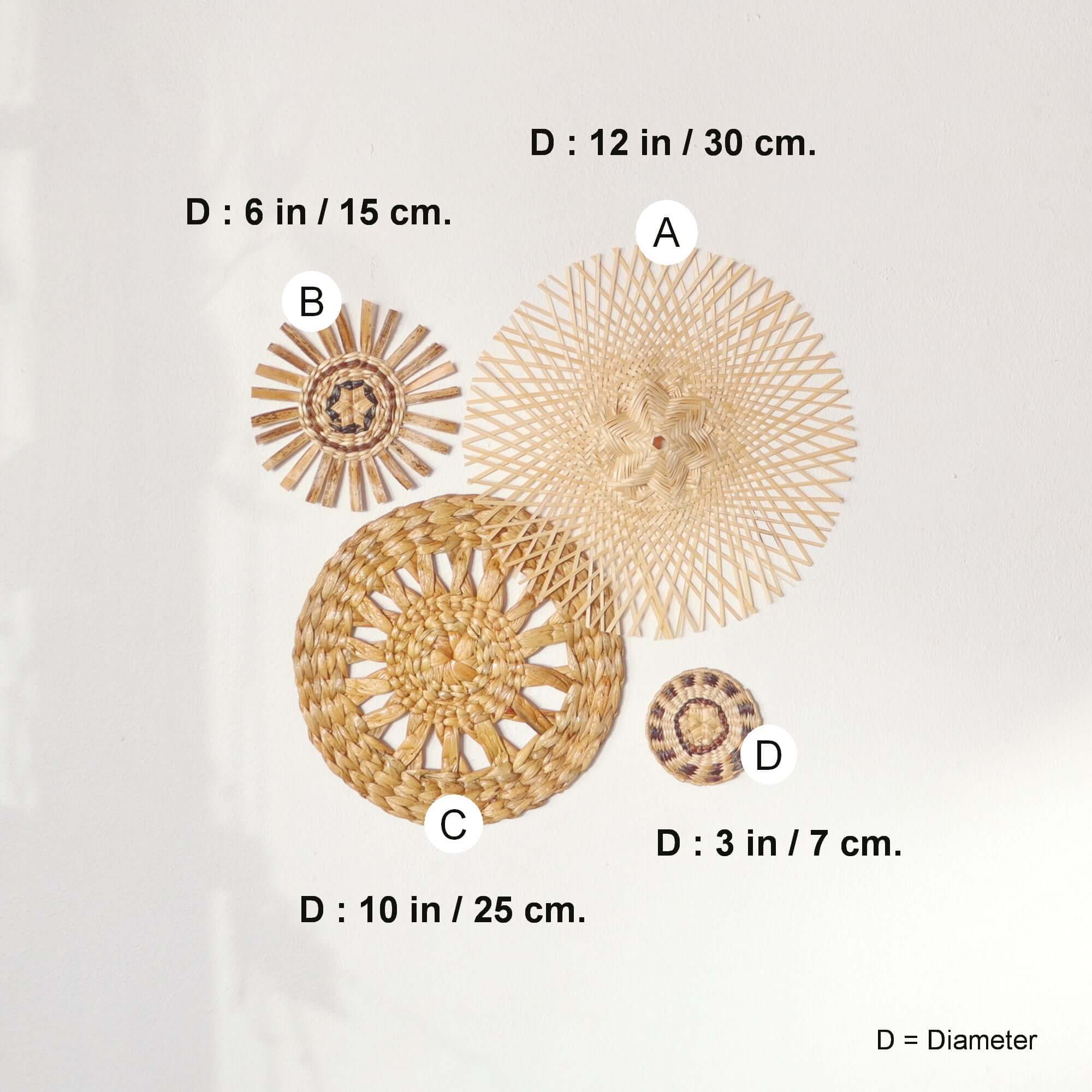 Suk Som - Wall Hanging DeCor (Set Of 4) By Thaihome - Image 2