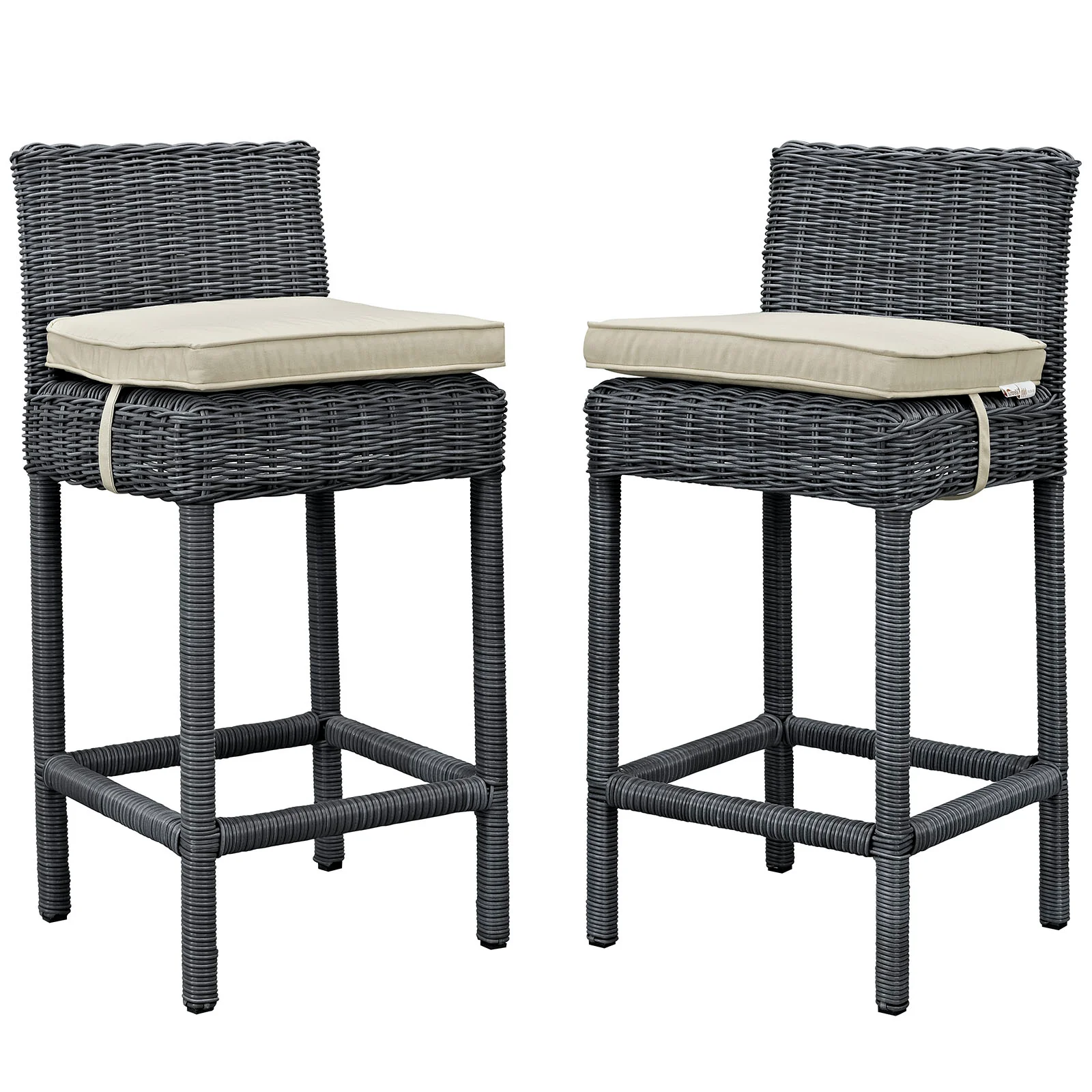 Summon 2 Piece Outdoor Patio Sunbrella® Pub Set By Modway - EEI-2197 - Image 2