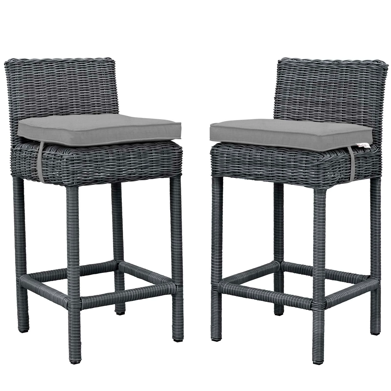 Summon 2 Piece Outdoor Patio Sunbrella® Pub Set By Modway - EEI-2197 - Image 4
