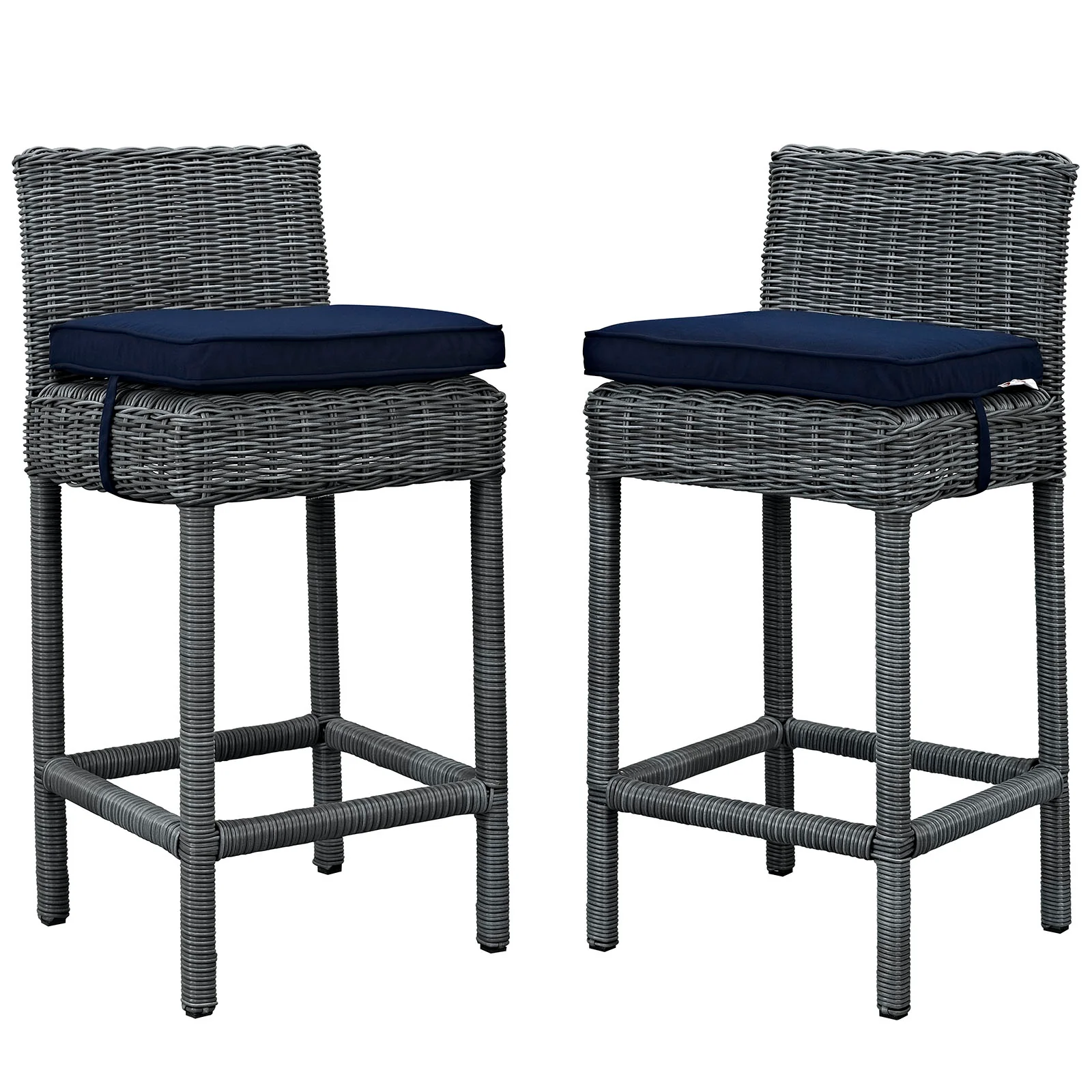 Summon 2 Piece Outdoor Patio Sunbrella® Pub Set By Modway - EEI-2197 - Image 6