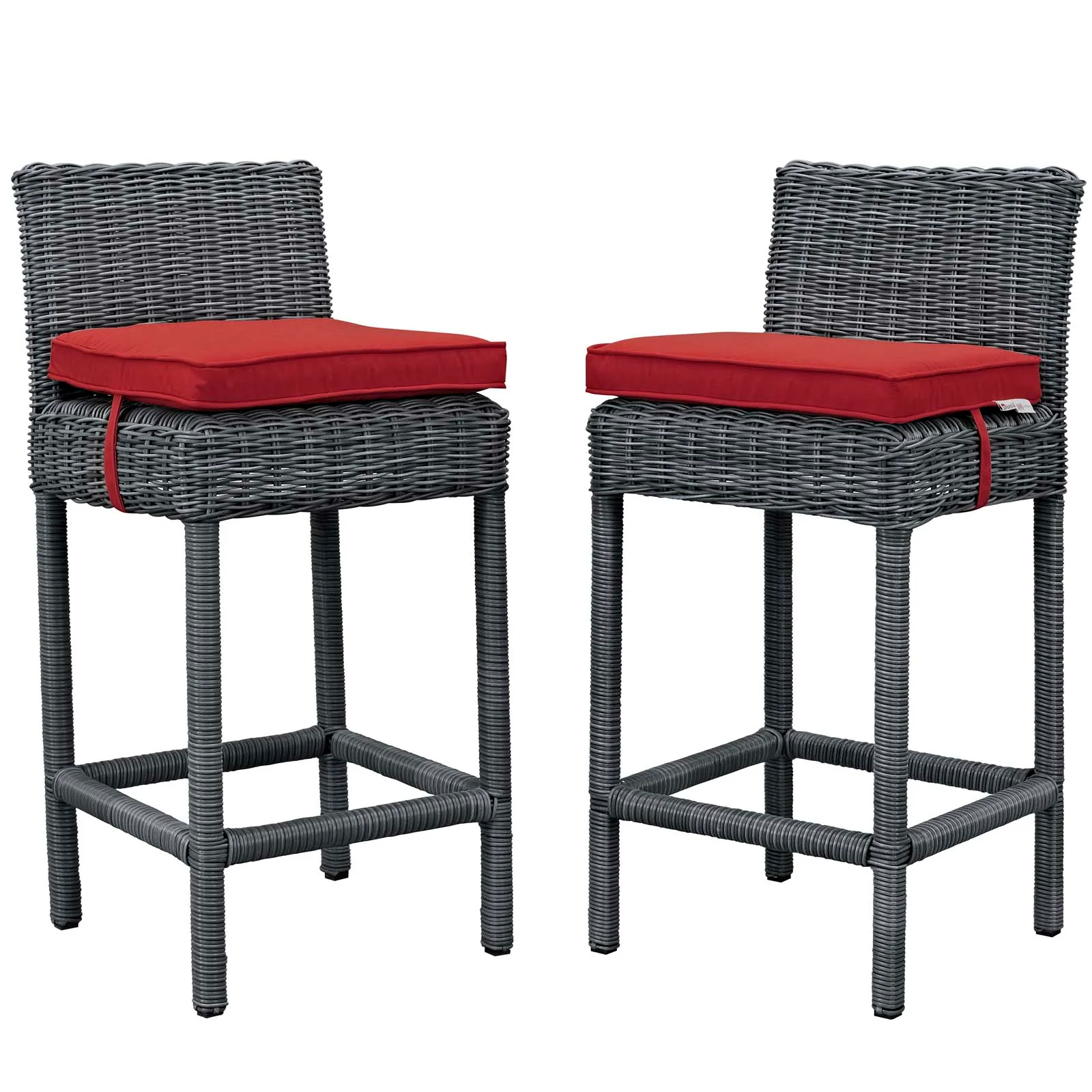 Summon 2 Piece Outdoor Patio Sunbrella® Pub Set By Modway - EEI-2197 - Image 8