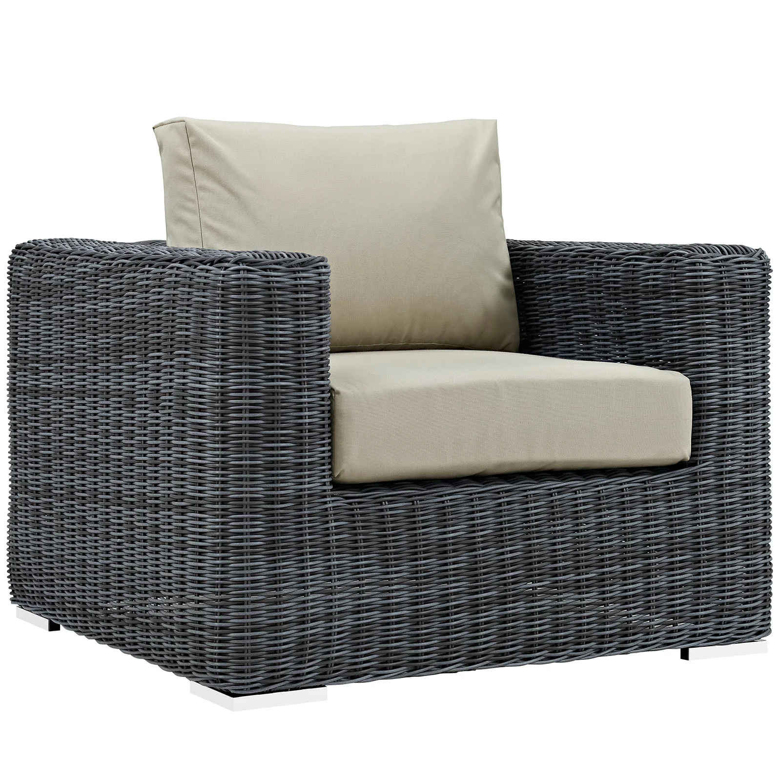 Summon 7 Piece Outdoor Patio Sunbrella® Sectional Set By Modway - EEI-2014 - Image 5