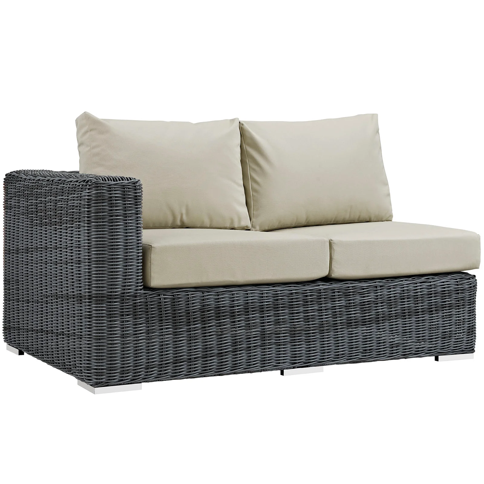 Summon 7 Piece Outdoor Patio Sunbrella® Sectional Set By Modway - EEI-2014 - Image 6