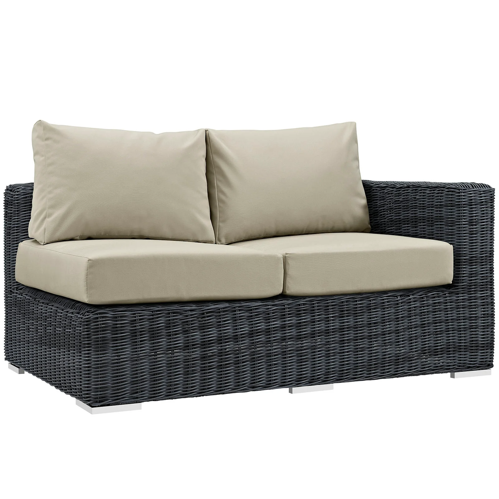 Summon 7 Piece Outdoor Patio Sunbrella® Sectional Set By Modway - EEI-2014 - Image 7