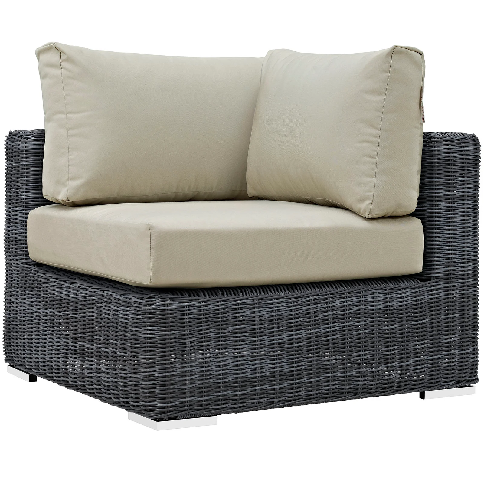 Summon 7 Piece Outdoor Patio Sunbrella® Sectional Set By Modway - EEI-2014 - Image 9