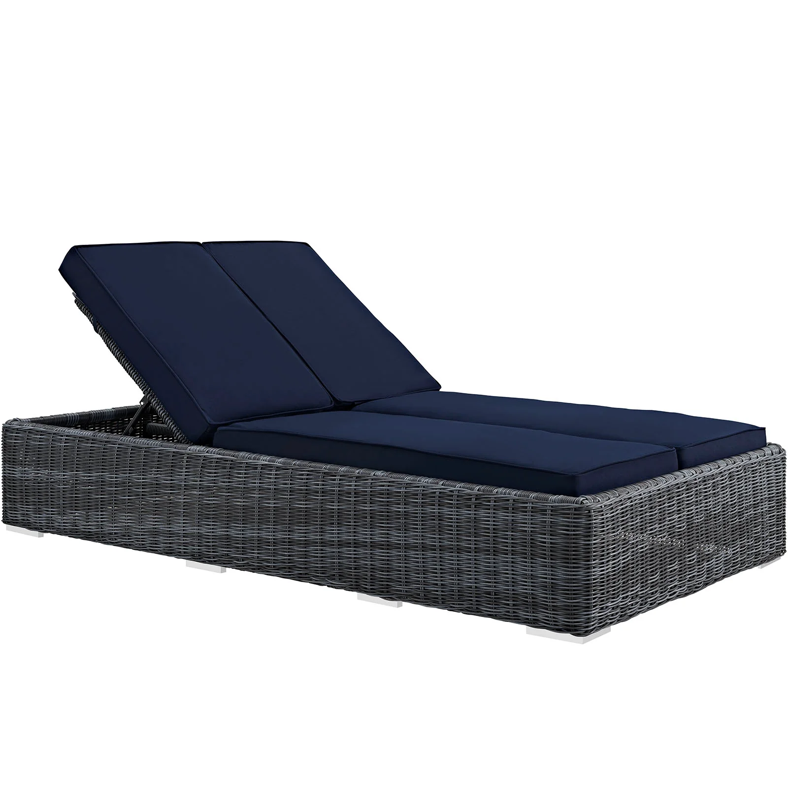Summon Double Outdoor Patio Sunbrella® Chaise By Modway - EEI-1994 - Image 2