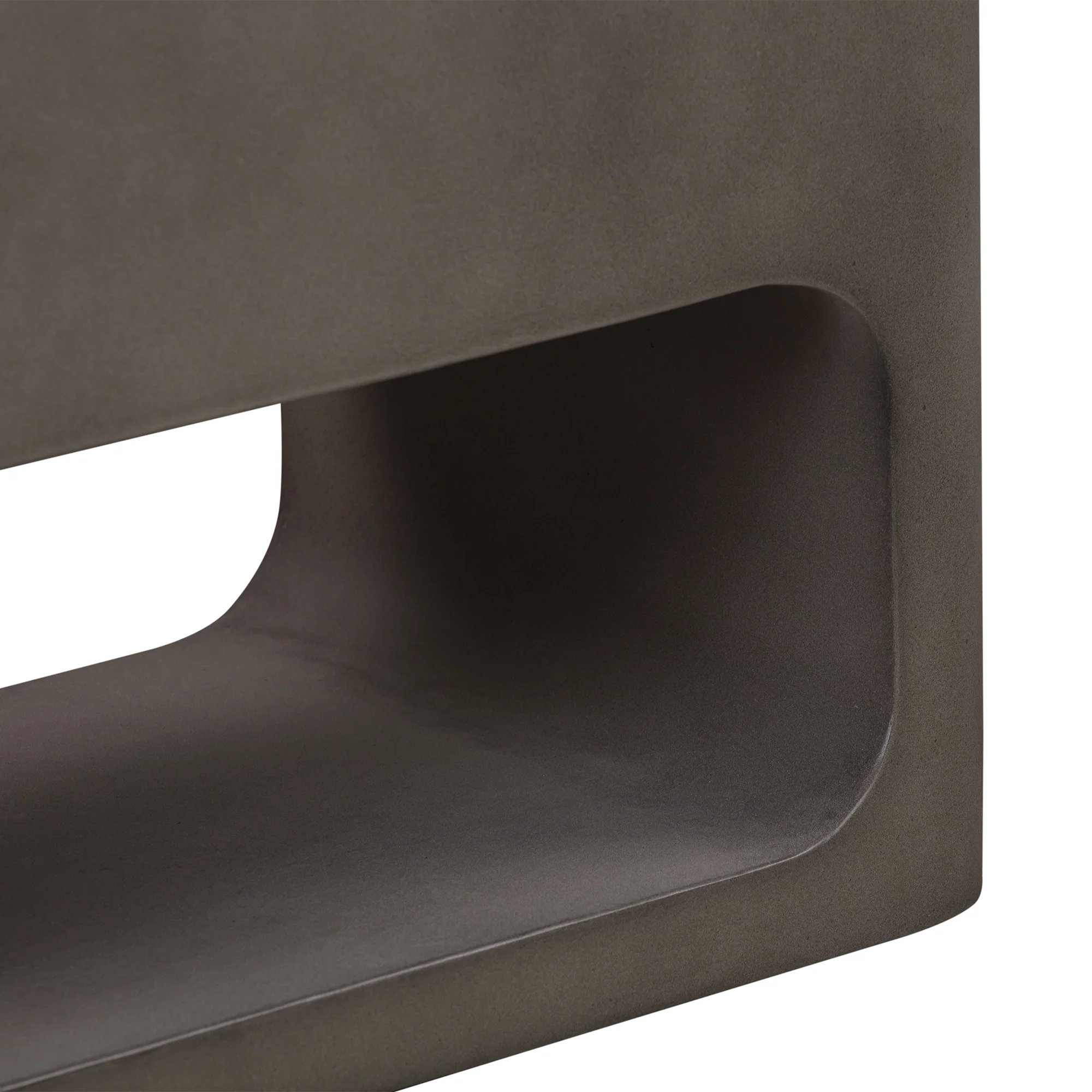 Sunstone Indoor or Outdoor Planter in Grey Concrete By Armen Living - Image 5