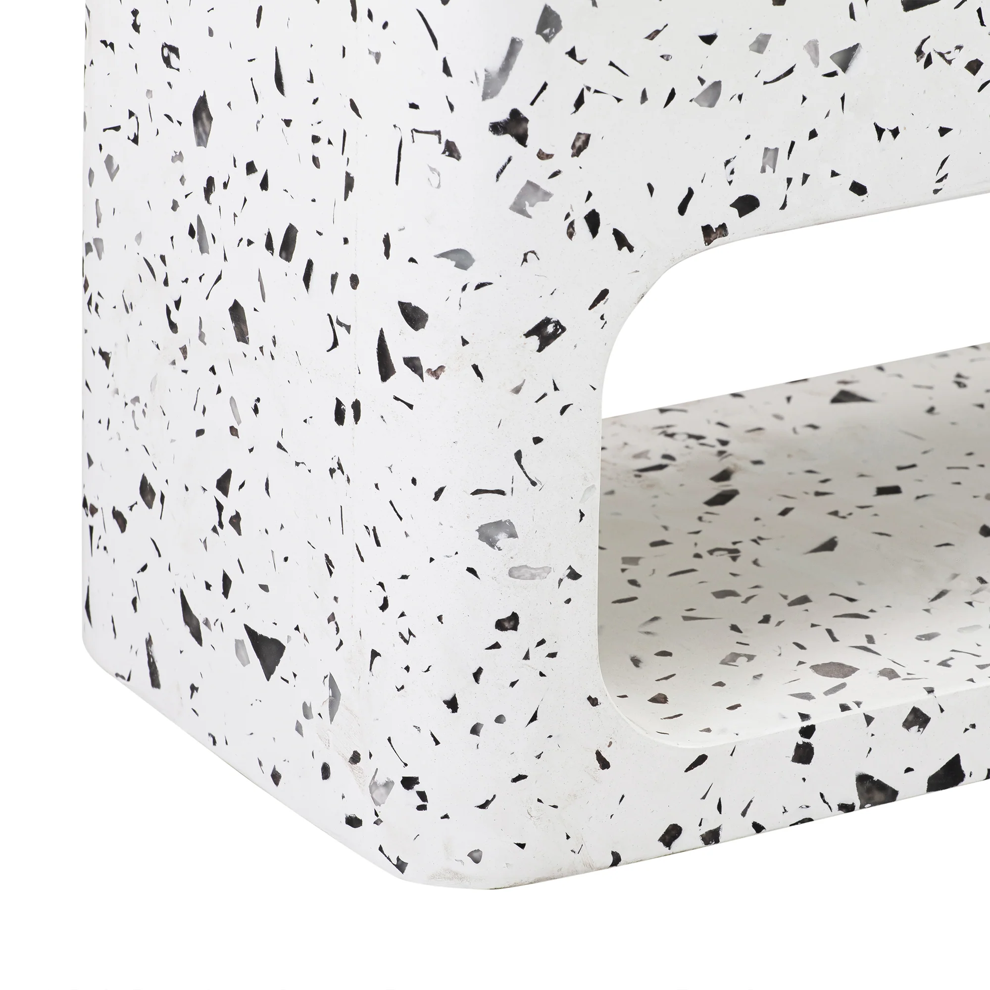 Sunstone Indoor or Outdoor Planter in Terrazzo Concrete By Armen Living - Image 5