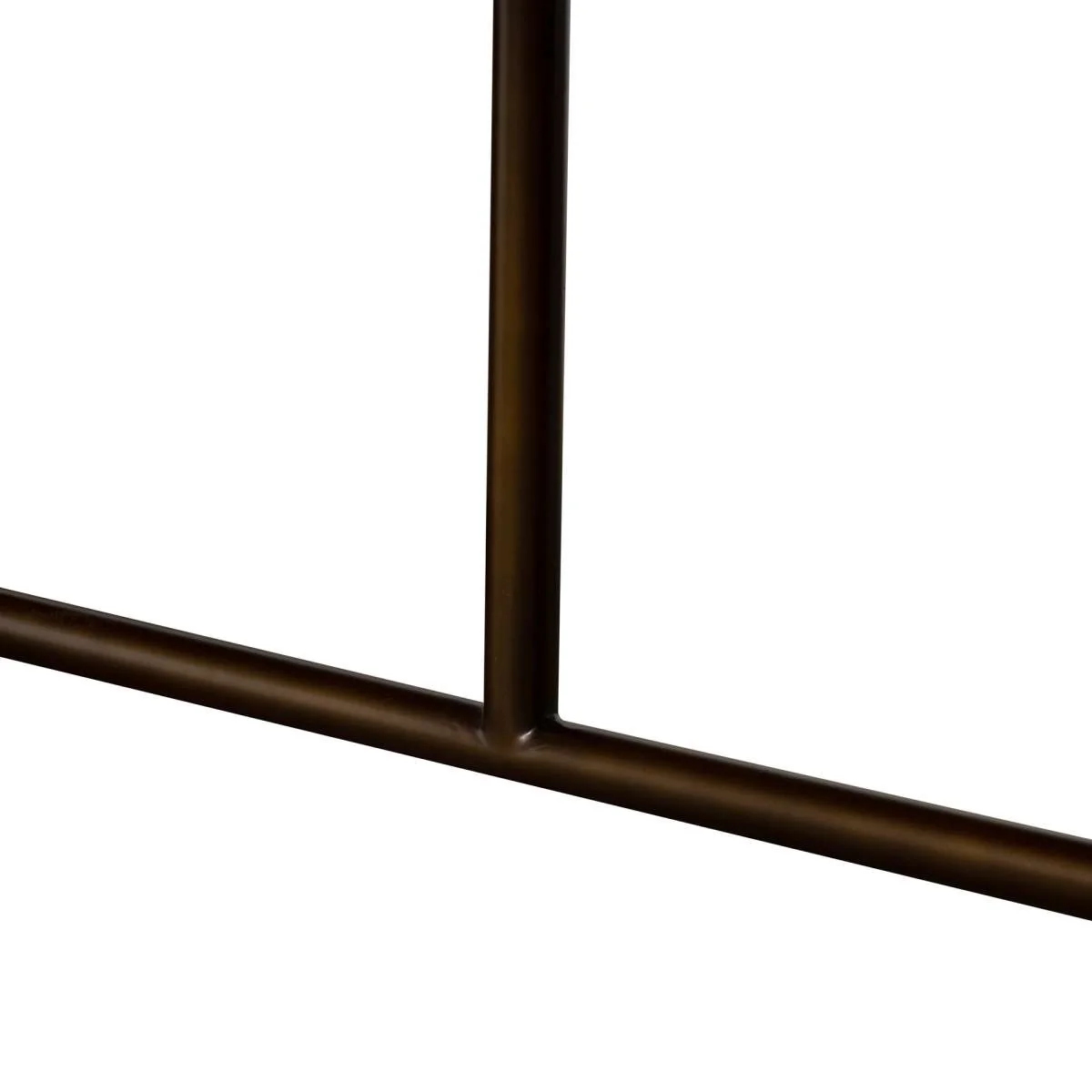 Superb Rustic Oak Dining Table By Armen Living - Image 6