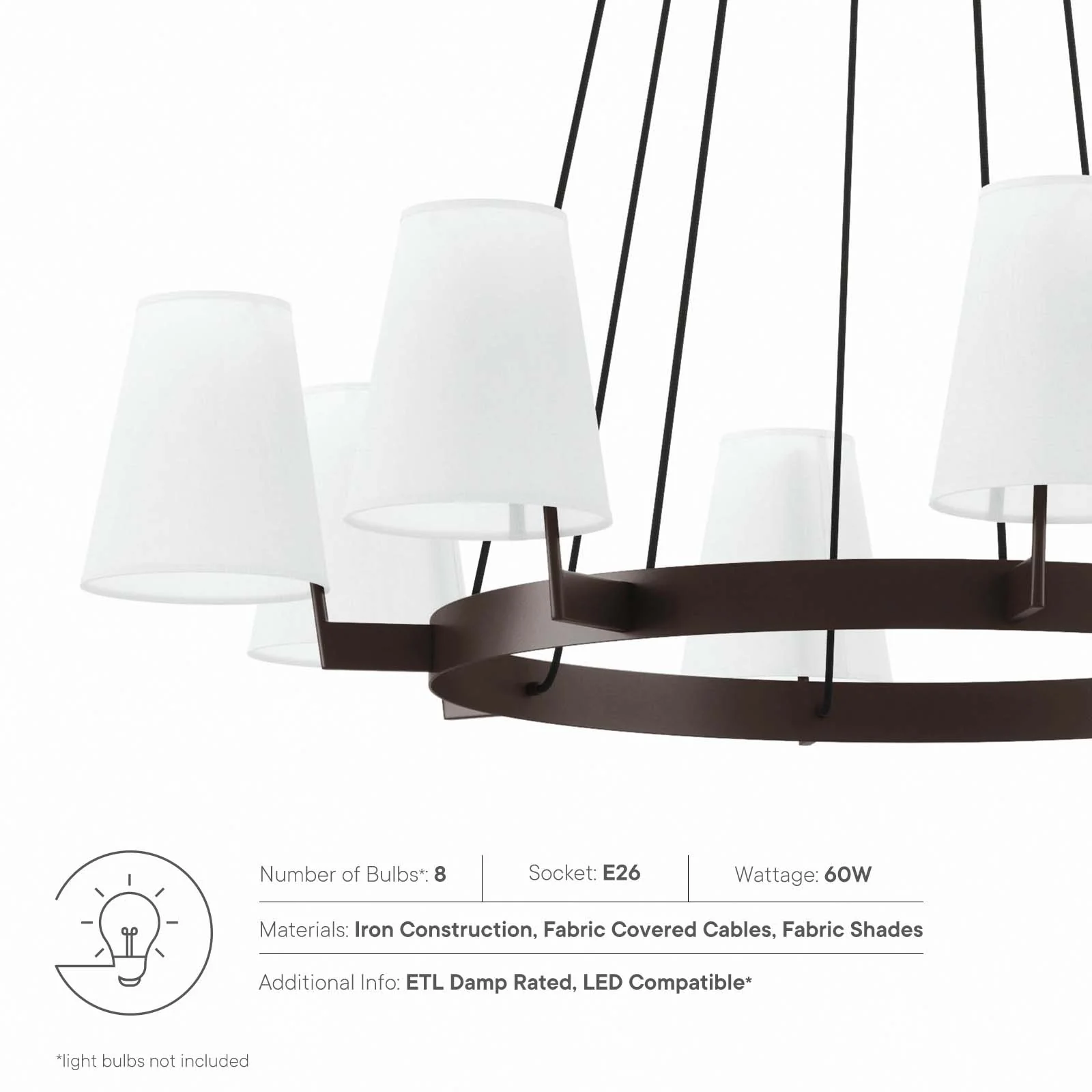 Surround 8-Light Chandelier By Modway - EEI-5641 - Image 7