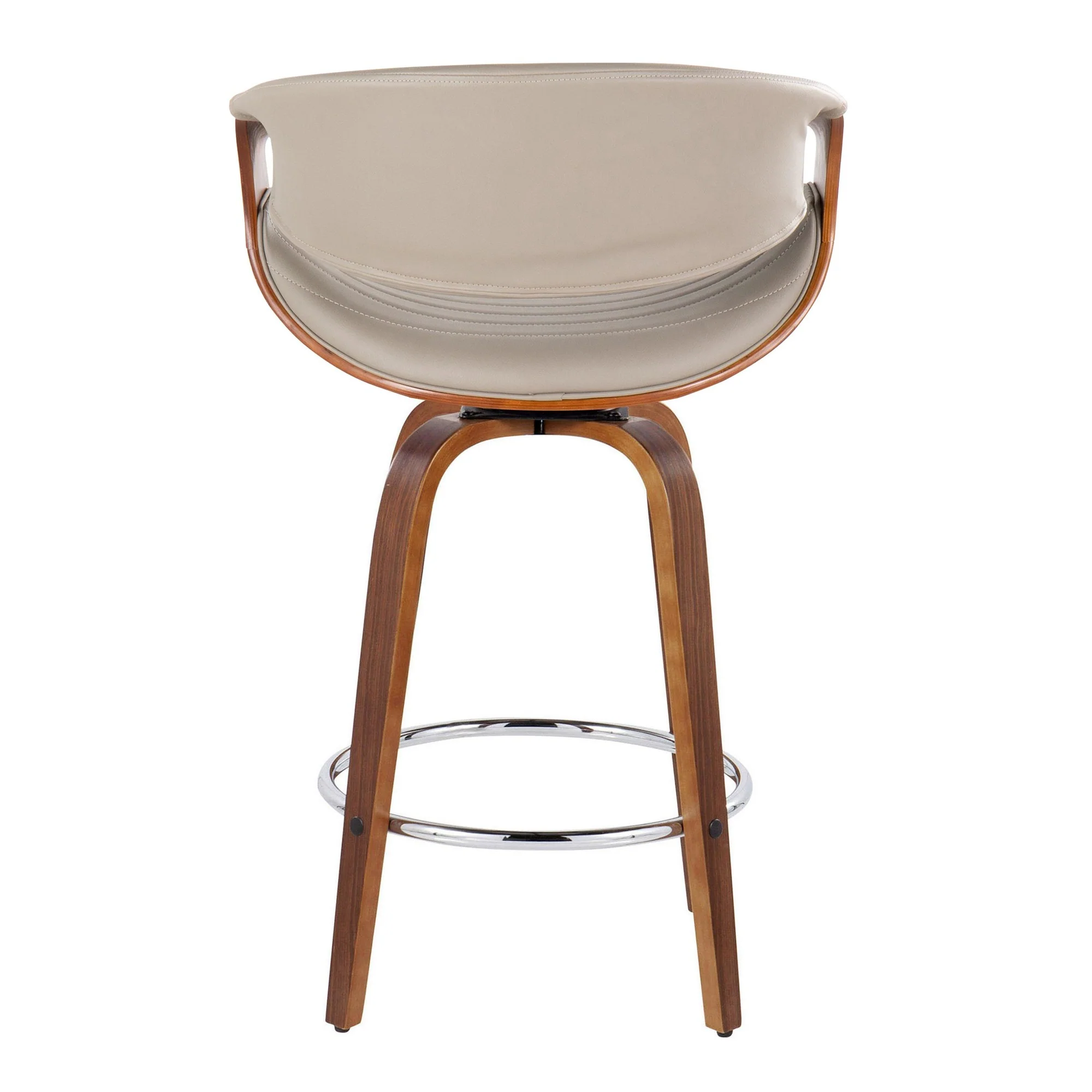 Symphony 26" Fixed-Height Counter Stool - Set of 2 By LumiSource - B26-SYMPPU-GRTZR2 WLWLGY2 - Image 11