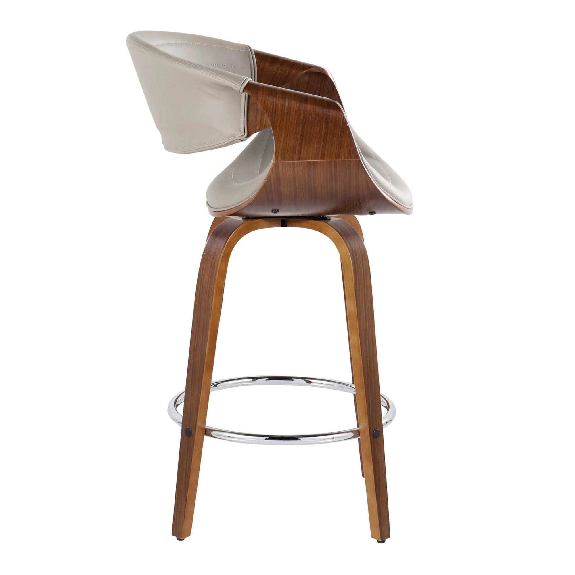 Symphony 26" Fixed-Height Counter Stool - Set of 2 By LumiSource - B26-SYMPPU-GRTZR2 WLWLGY2 - Image 7