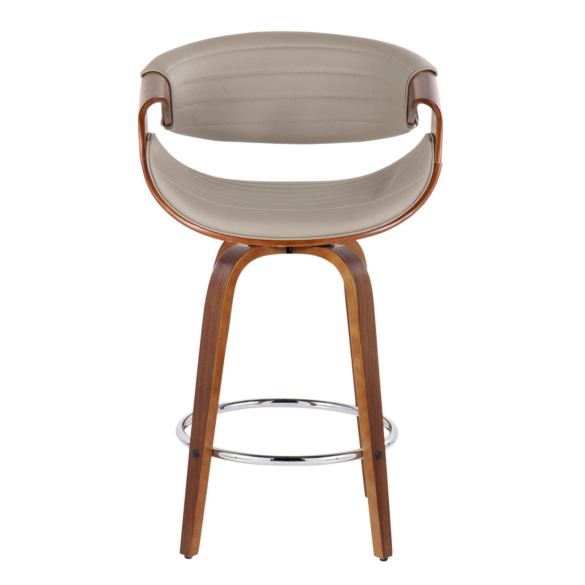 Symphony 26" Fixed-Height Counter Stool - Set of 2 By LumiSource - B26-SYMPPU-GRTZR2 WLWLGY2 - Image 9