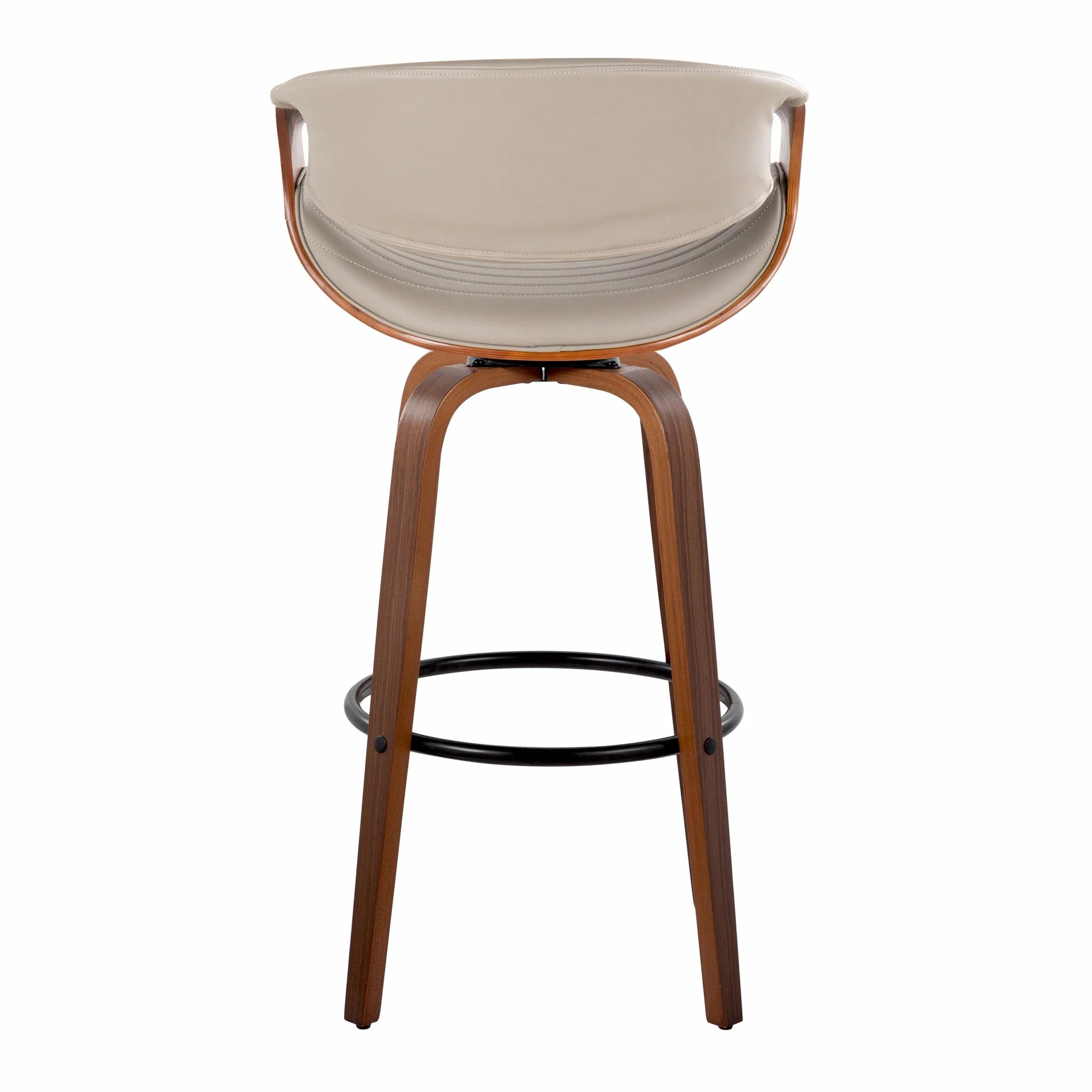 Symphony 30" Fixed-Height Barstool - Set of 2 By LumiSource - B30-SYMPPU-GRTZQ2 LGYLGYBK2 - Image 18