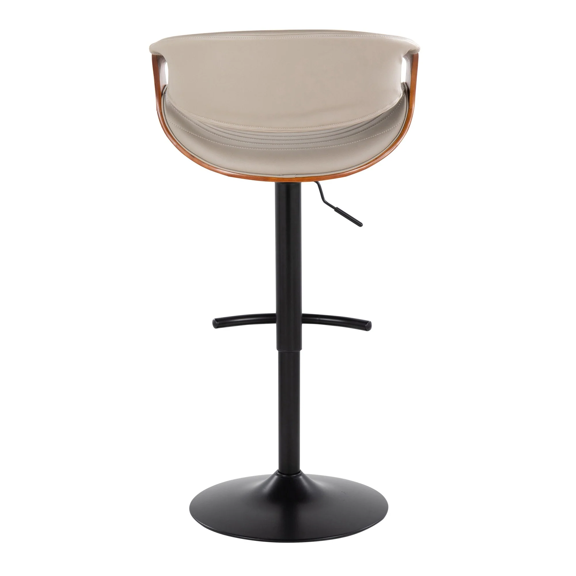 Symphony Adjustable Barstool - Set of 2 By LumiSource - BS-SYMPPU-RT2 BKLGYBK2 - Image 18