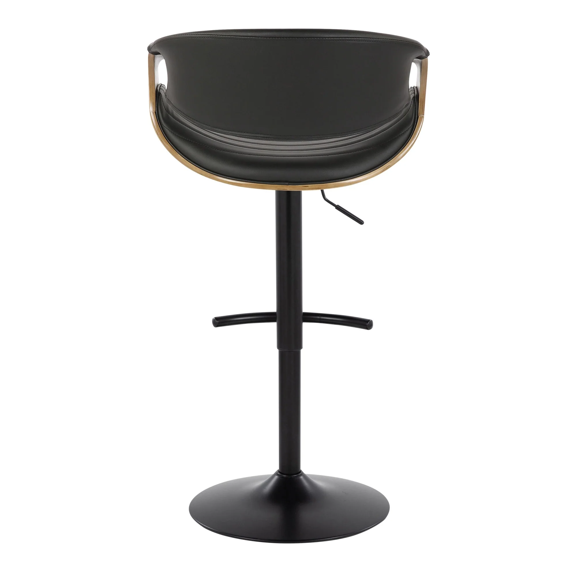 Symphony Adjustable Barstool - Set of 2 By LumiSource - BS-SYMPPU-RT2 BKLGYBK2 - Image 9