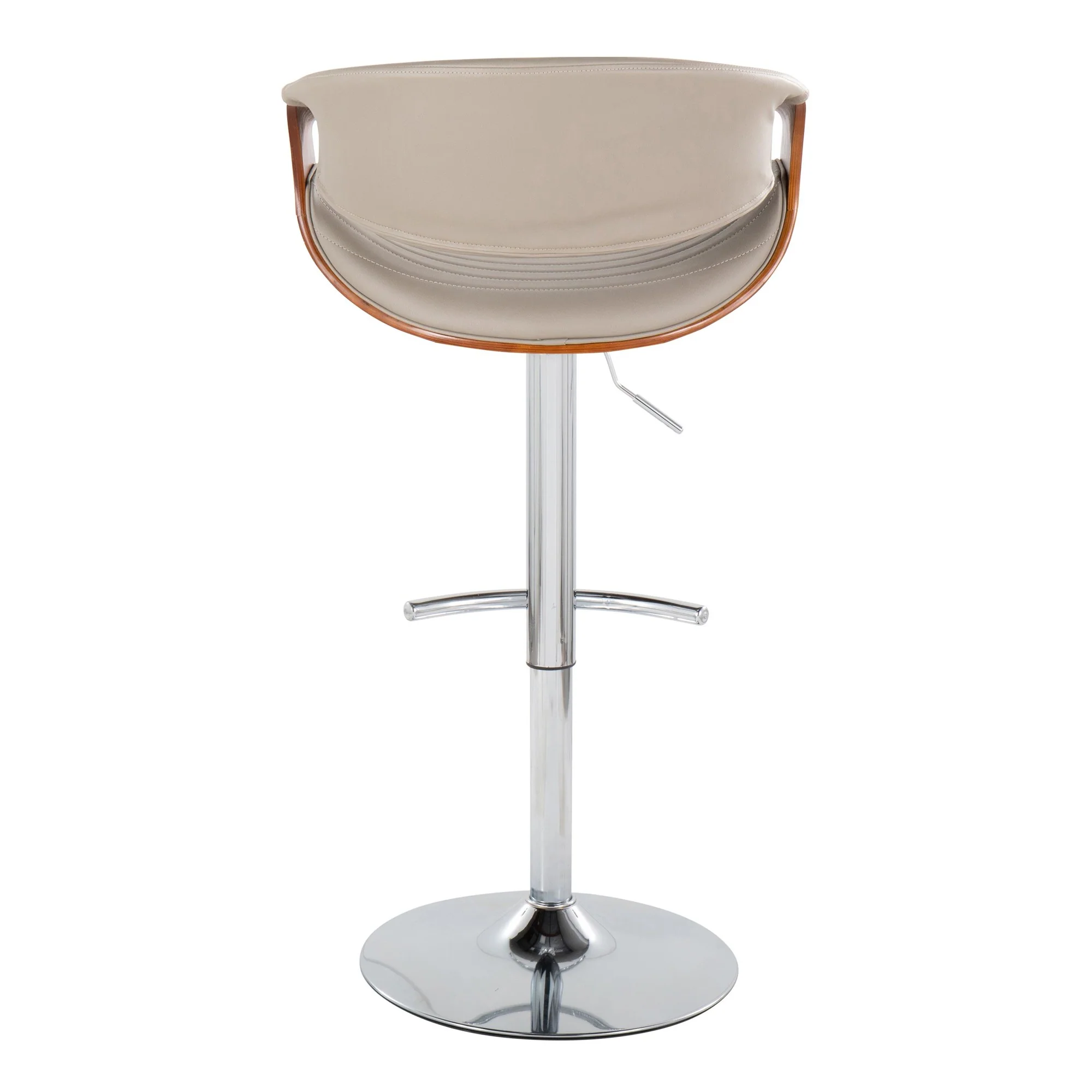 Symphony Adjustable Barstool - Set of 2 By LumiSource - BS-SYMPPU-RT2 CHRLGYBK2 - Image 18