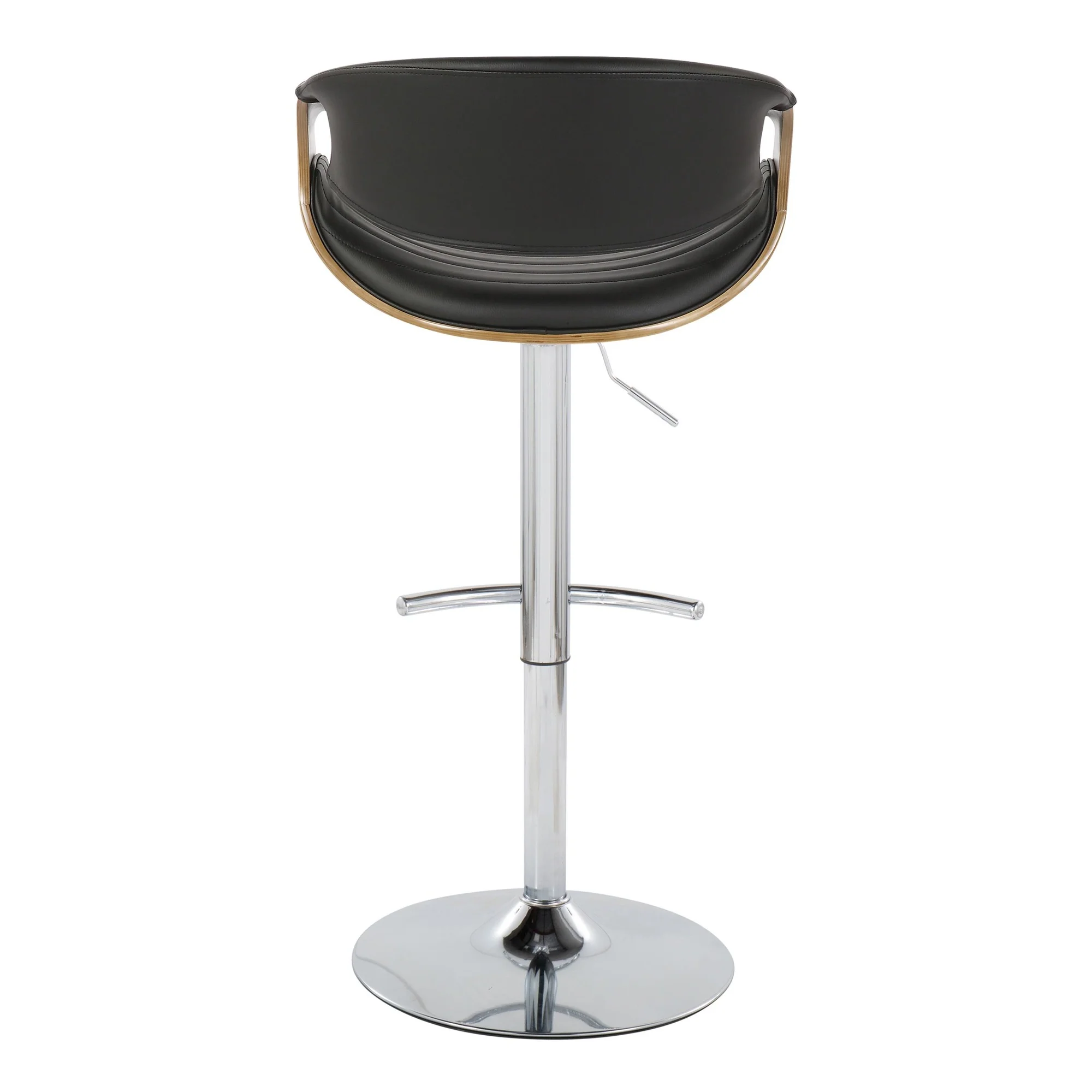 Symphony Adjustable Barstool - Set of 2 By LumiSource - BS-SYMPPU-RT2 CHRLGYBK2 - Image 9