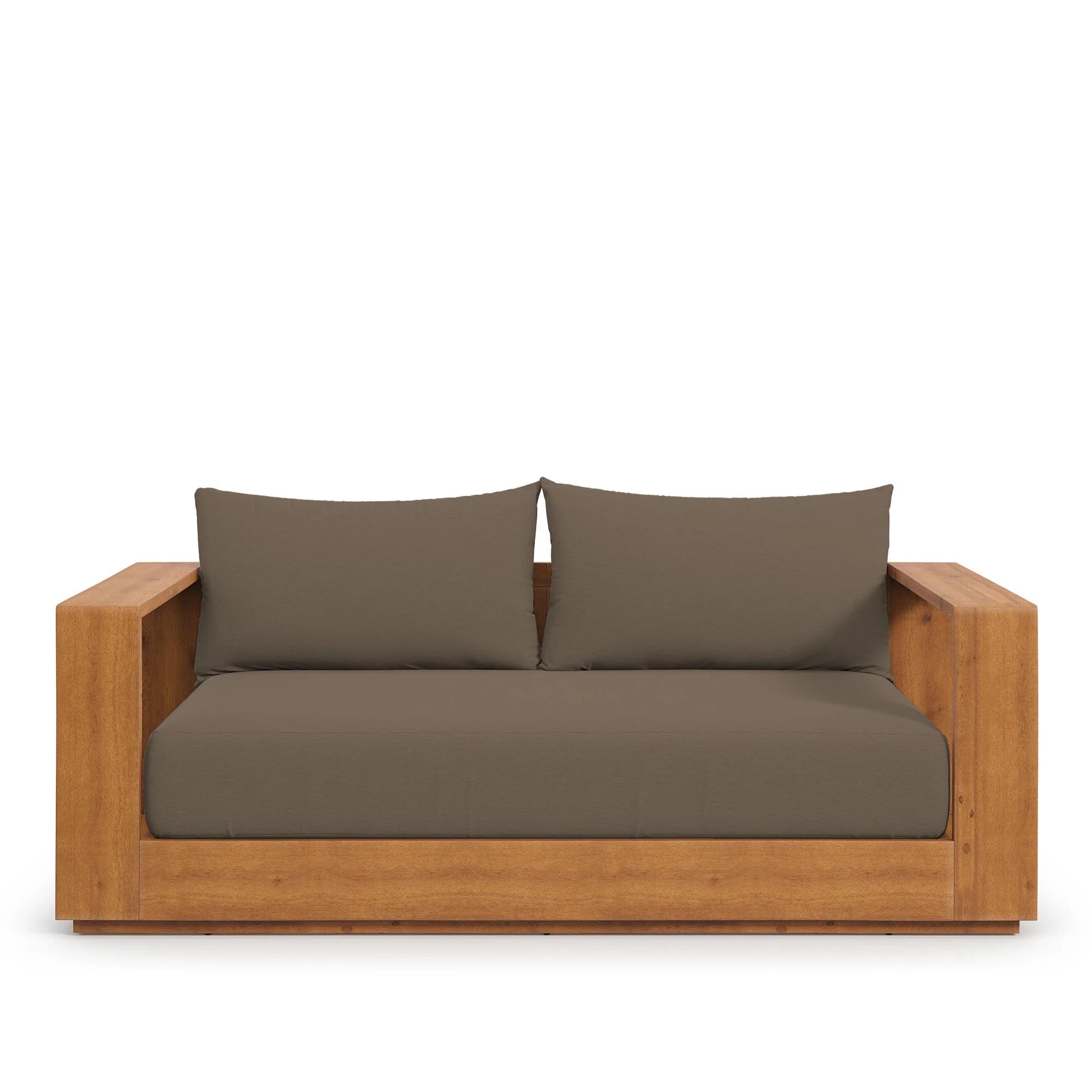 Tahoe Acacia Wood Outdoor Patio Acacia Wood Loveseat by Modway - Image 5