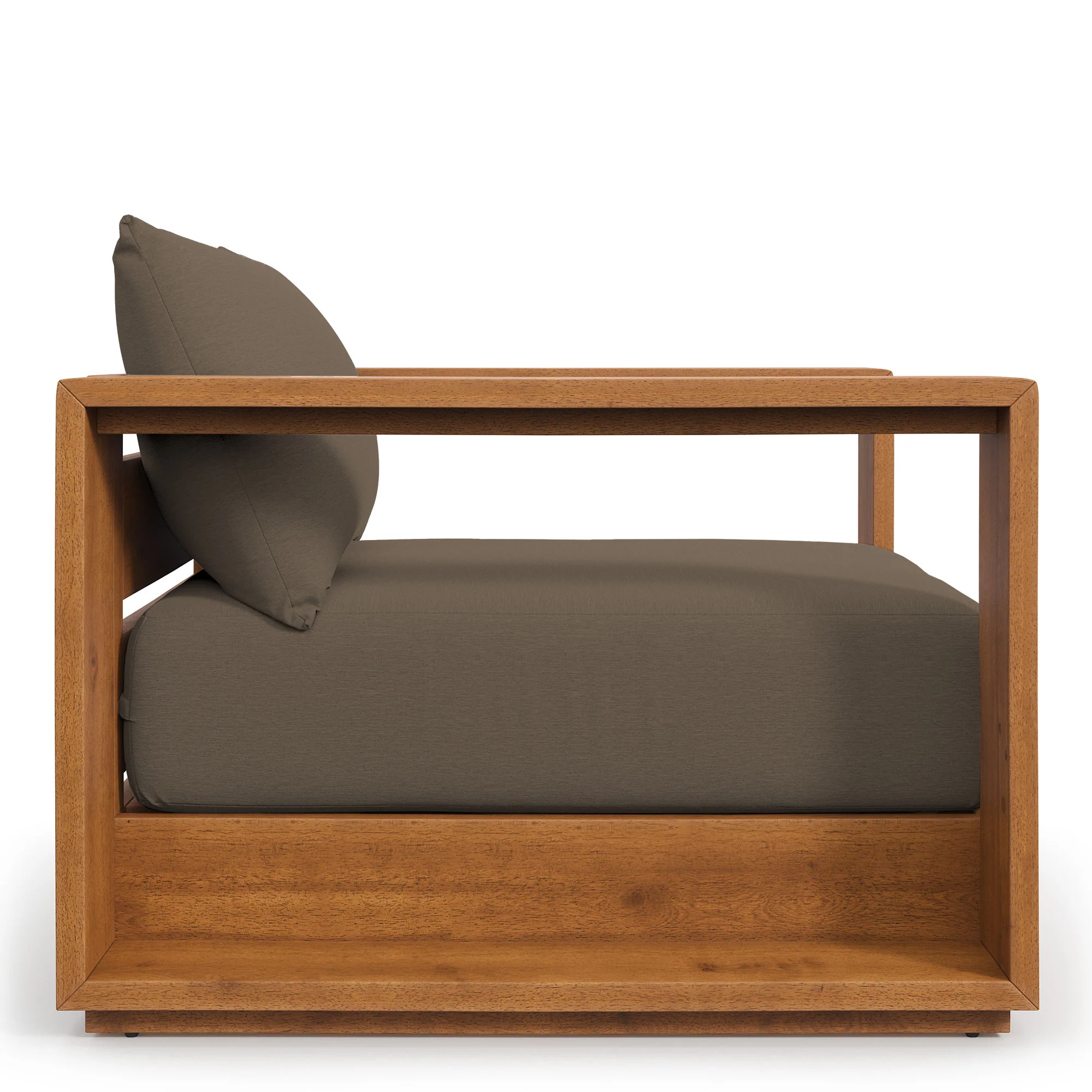 Tahoe Outdoor Patio Acacia Wood Chair by Modway - Image 4