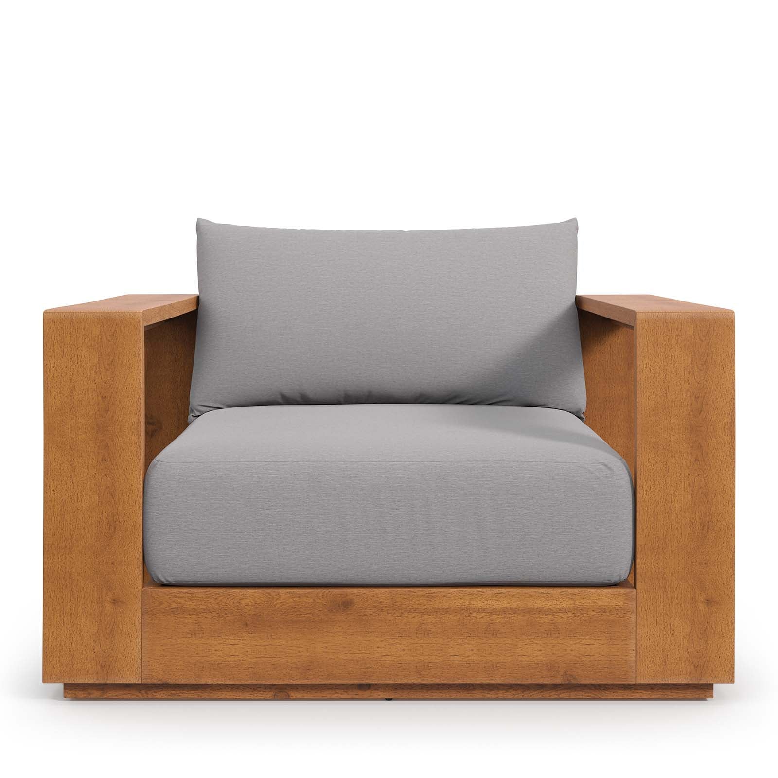 Tahoe Outdoor Patio Acacia Wood Chair By Modway - EEI-6782 - Image 5