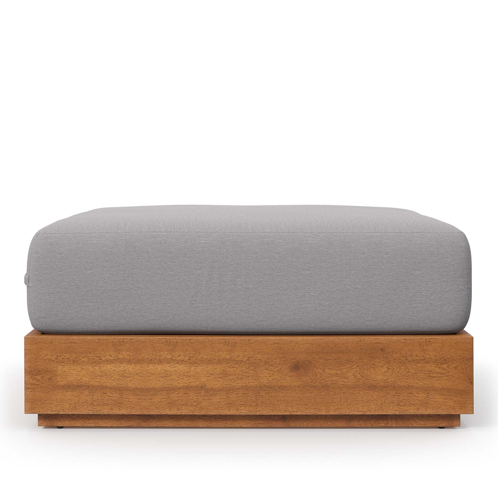 Tahoe Outdoor Patio Acacia Wood Ottoman By Modway - EEI-6785 - Image 2