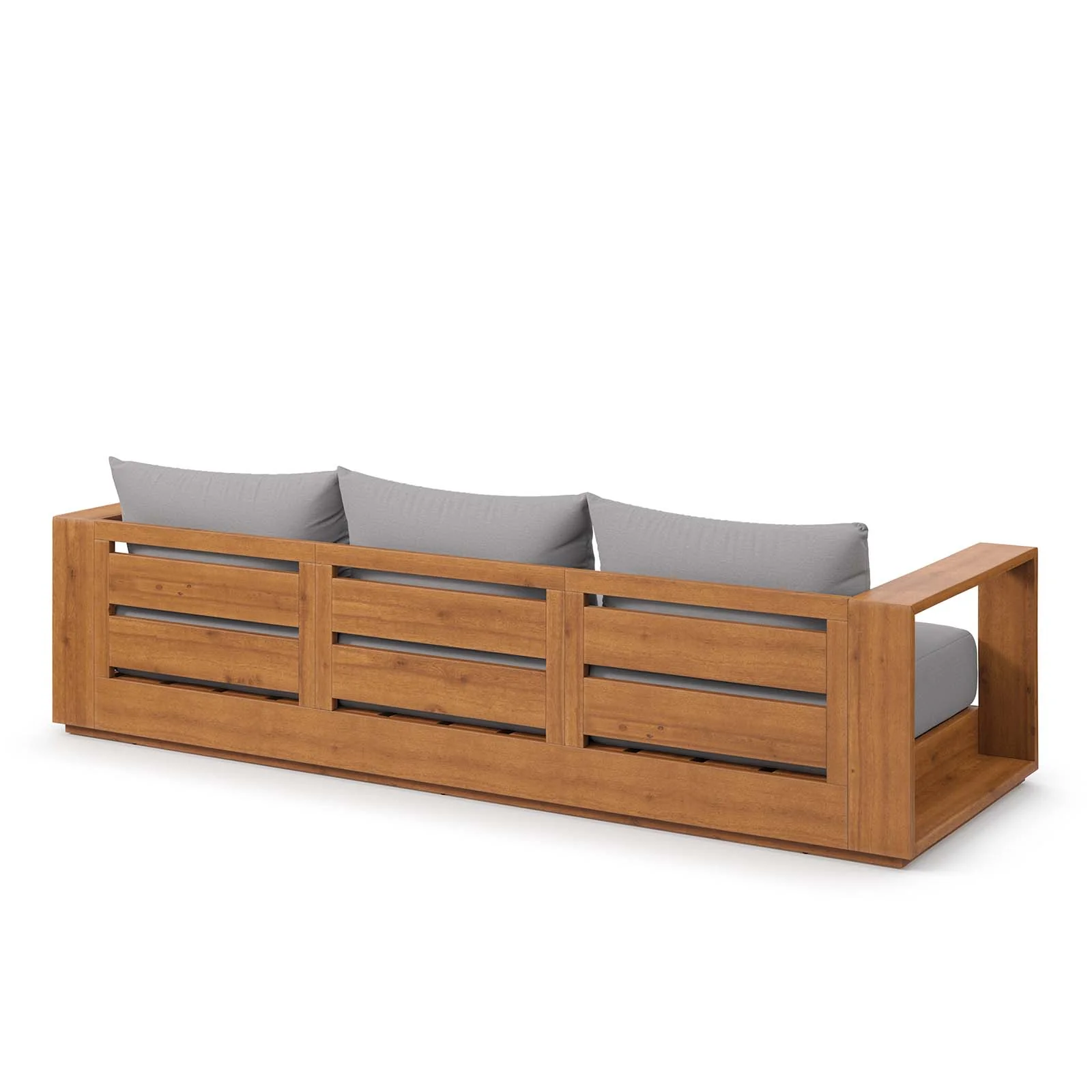 Tahoe Outdoor Patio Acacia Wood Sofa By Modway - EEI-6784 - Image 3