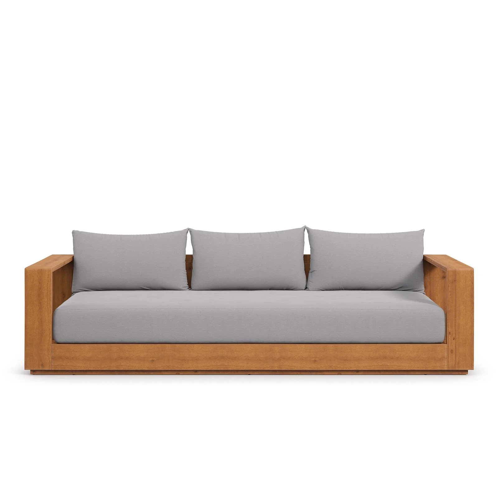 Tahoe Outdoor Patio Acacia Wood Sofa By Modway - EEI-6784 - Image 5