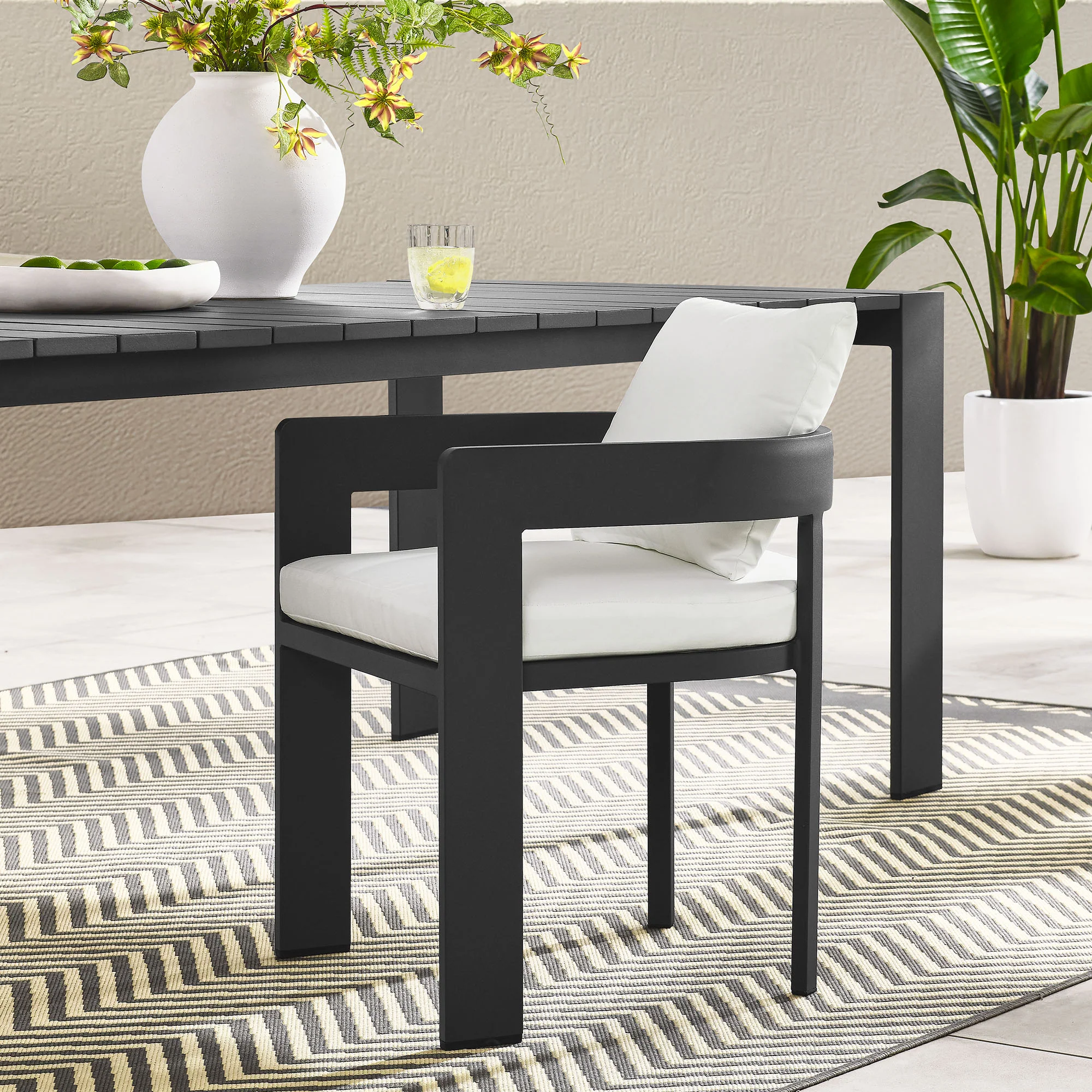 Tahoe Outdoor Patio Aluminum Dining Chair by Modway - Image 25