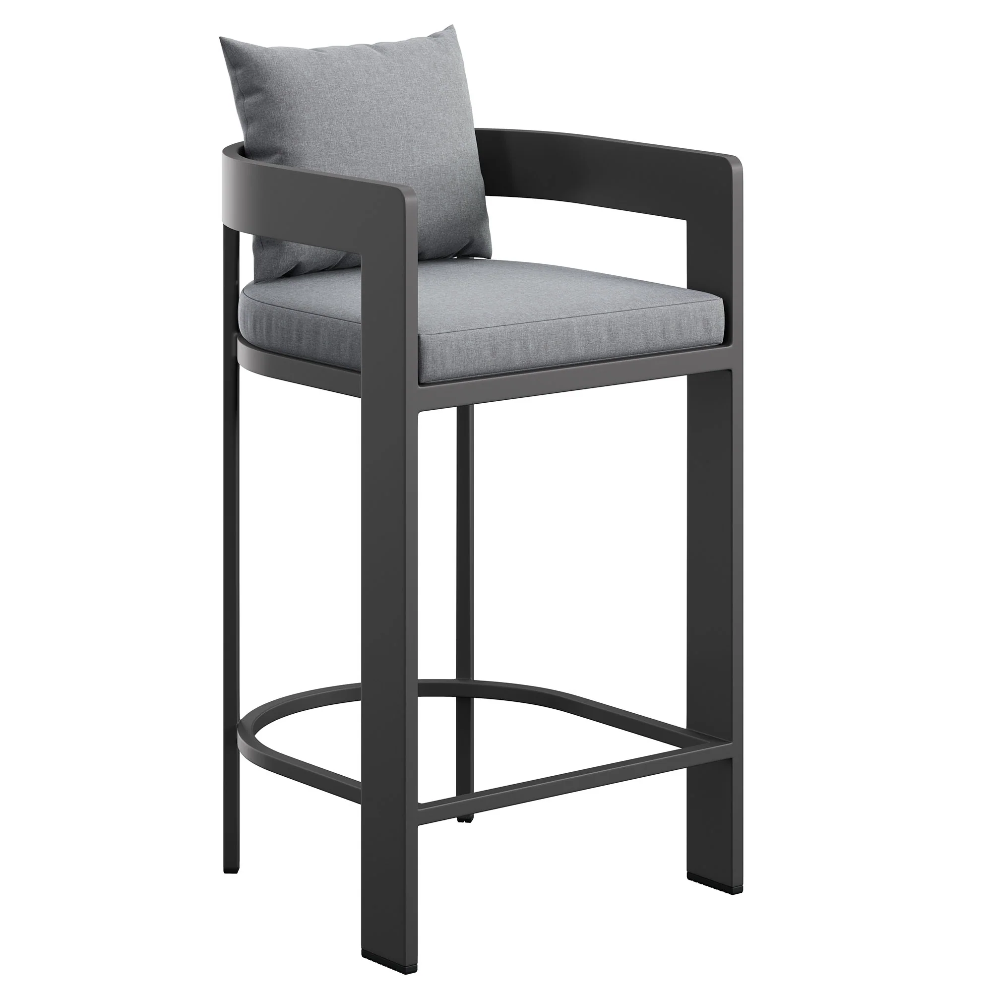 Tahoe Outdoor Patio Patio Aluminum Bar Chair by Modway - Image 10