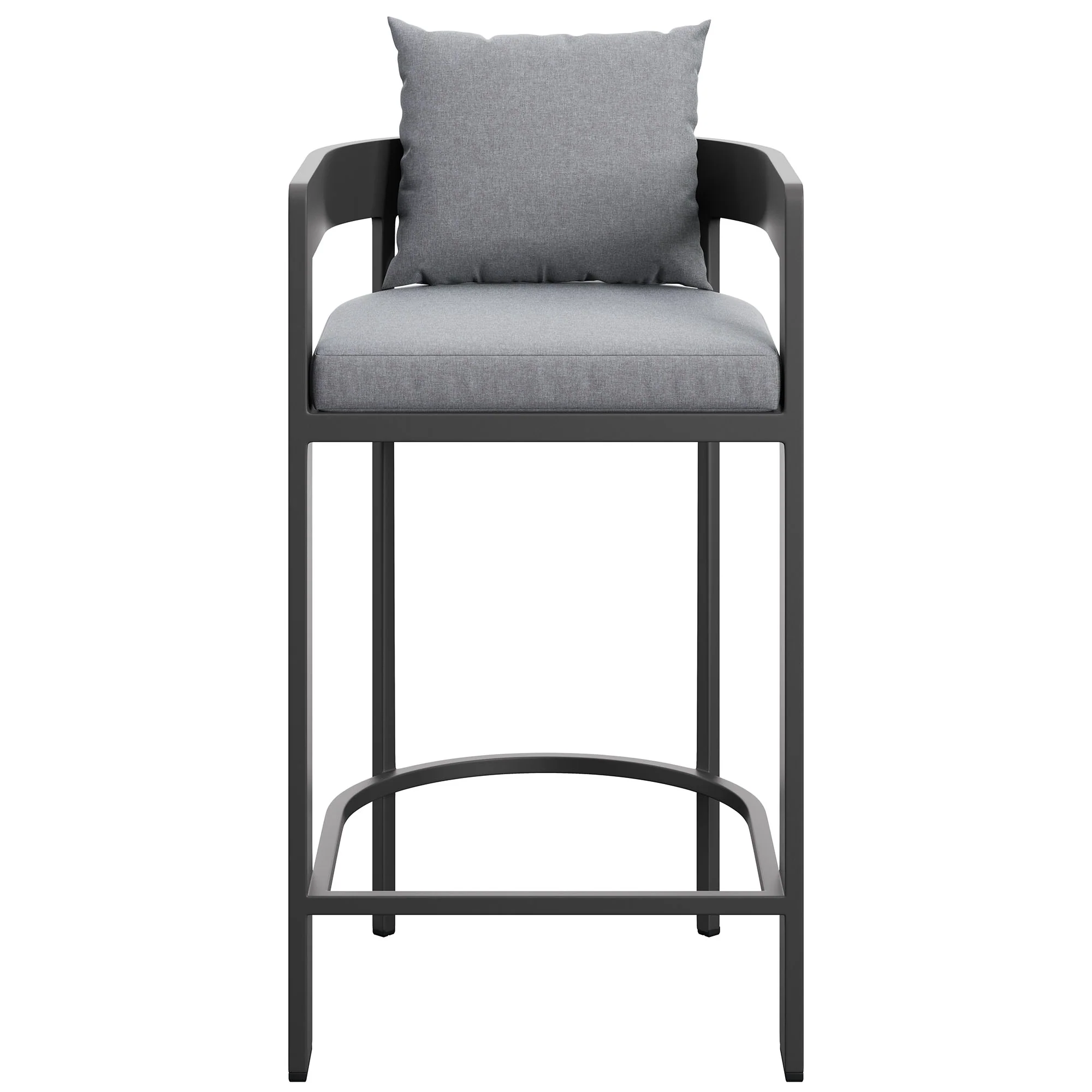Tahoe Outdoor Patio Patio Aluminum Bar Chair by Modway - Image 11