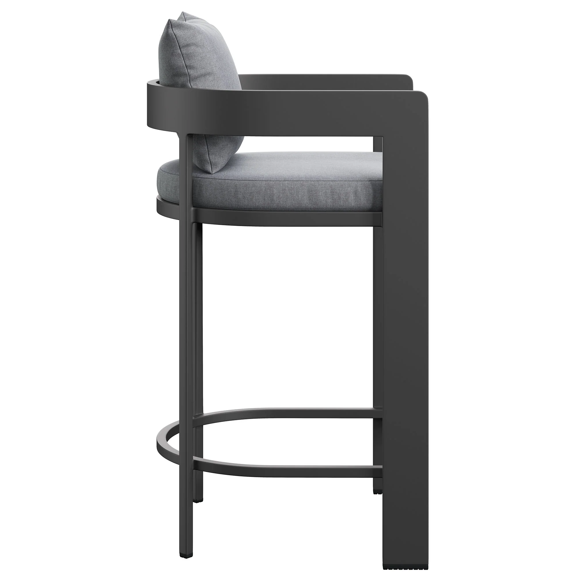 Tahoe Outdoor Patio Patio Aluminum Bar Chair by Modway - Image 12