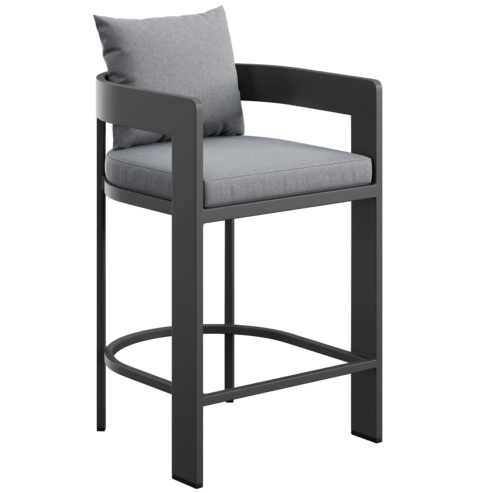 Tahoe Outdoor Patio Patio Aluminum Counter Stool by Modway - Image 10