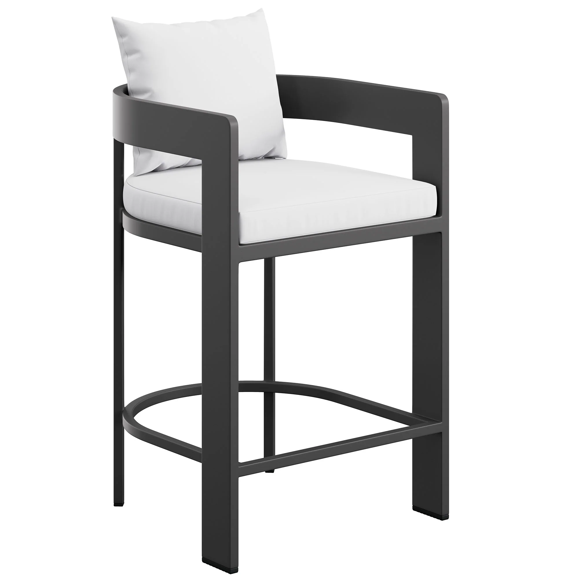 Tahoe Outdoor Patio Patio Aluminum Counter Stool by Modway - Image 19