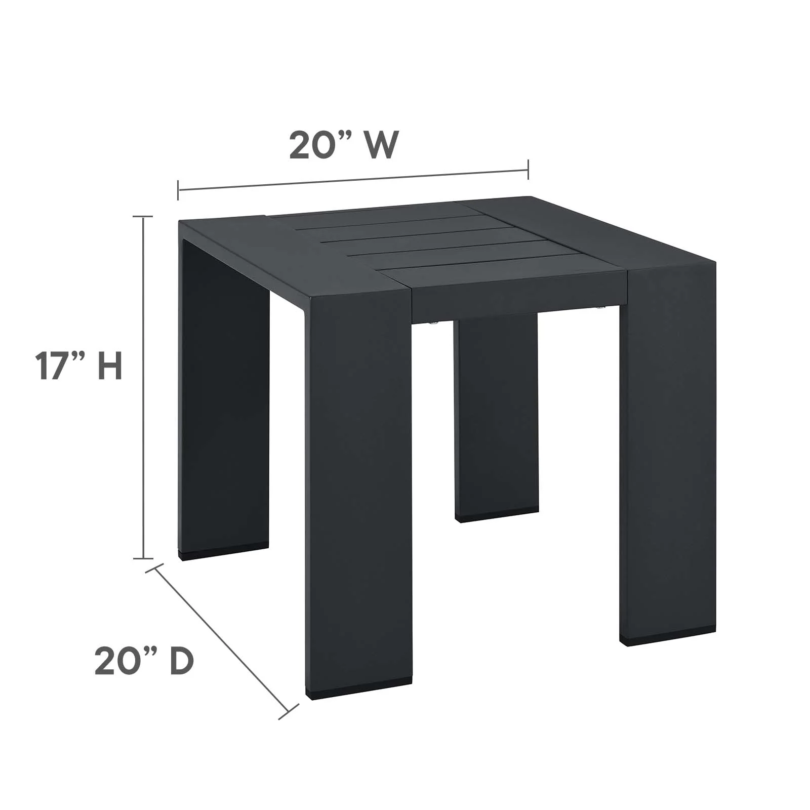 Tahoe Outdoor Patio Powder-Coated Aluminum 3-Piece Chaise Lounge Set By Modway - EEI-6673 - Image 16