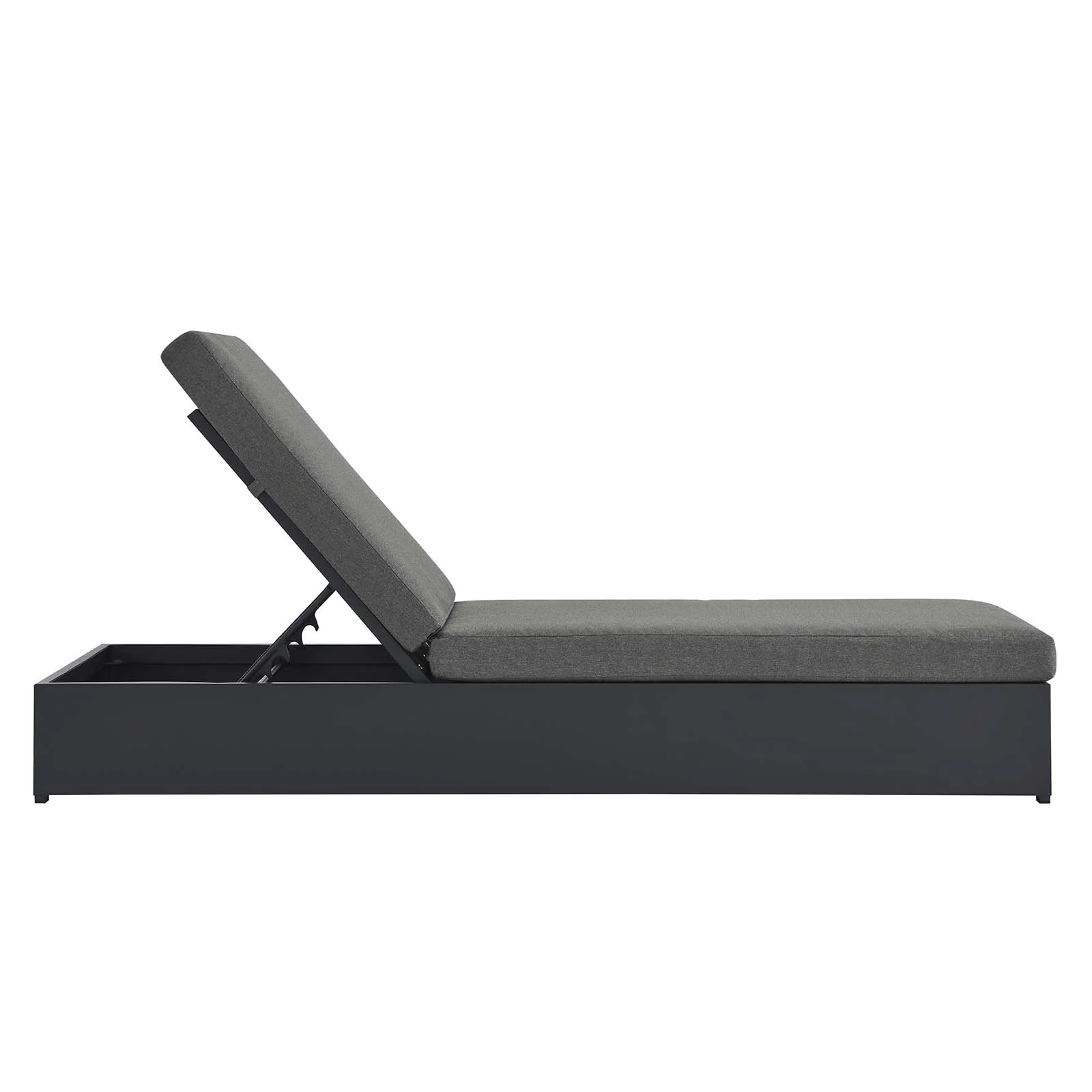 Tahoe Outdoor Patio Powder-Coated Aluminum Chaise Lounge Chair By Modway - EEI-6634 - Image 3